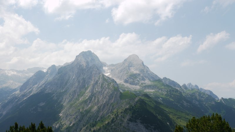 Schöne Aussicht zur Alpspitze