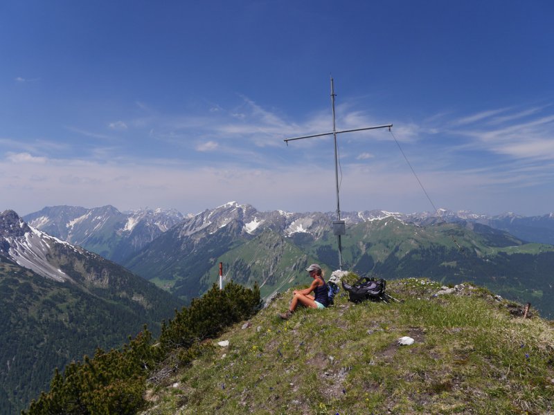 Suwaldspitze - Gipfel