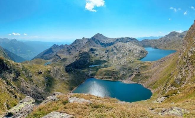 Spronser Seen von oben