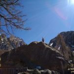 Fels vor Infinger Hütte