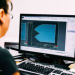 Digitale Bearbeitung des Schnittlagenbildes - Copyright: Andreas Selter