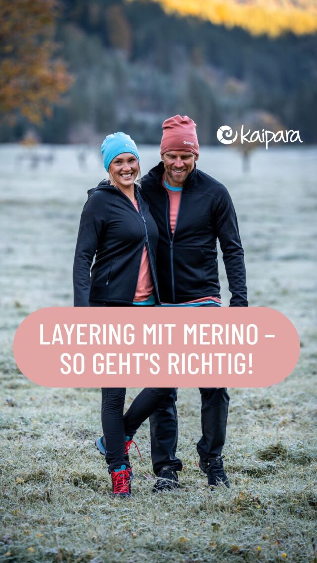 🫵 Darum solltest Du beim Layering auf Merinowolle setzen! Kaipara Gründer Frank erklärt das Prinzip hinter dem praktischen Zwiebellook. 💪  #kaiparamerino #outdoorlife #layering #zwiebellook  🎥 Video: Andreas Gruhle