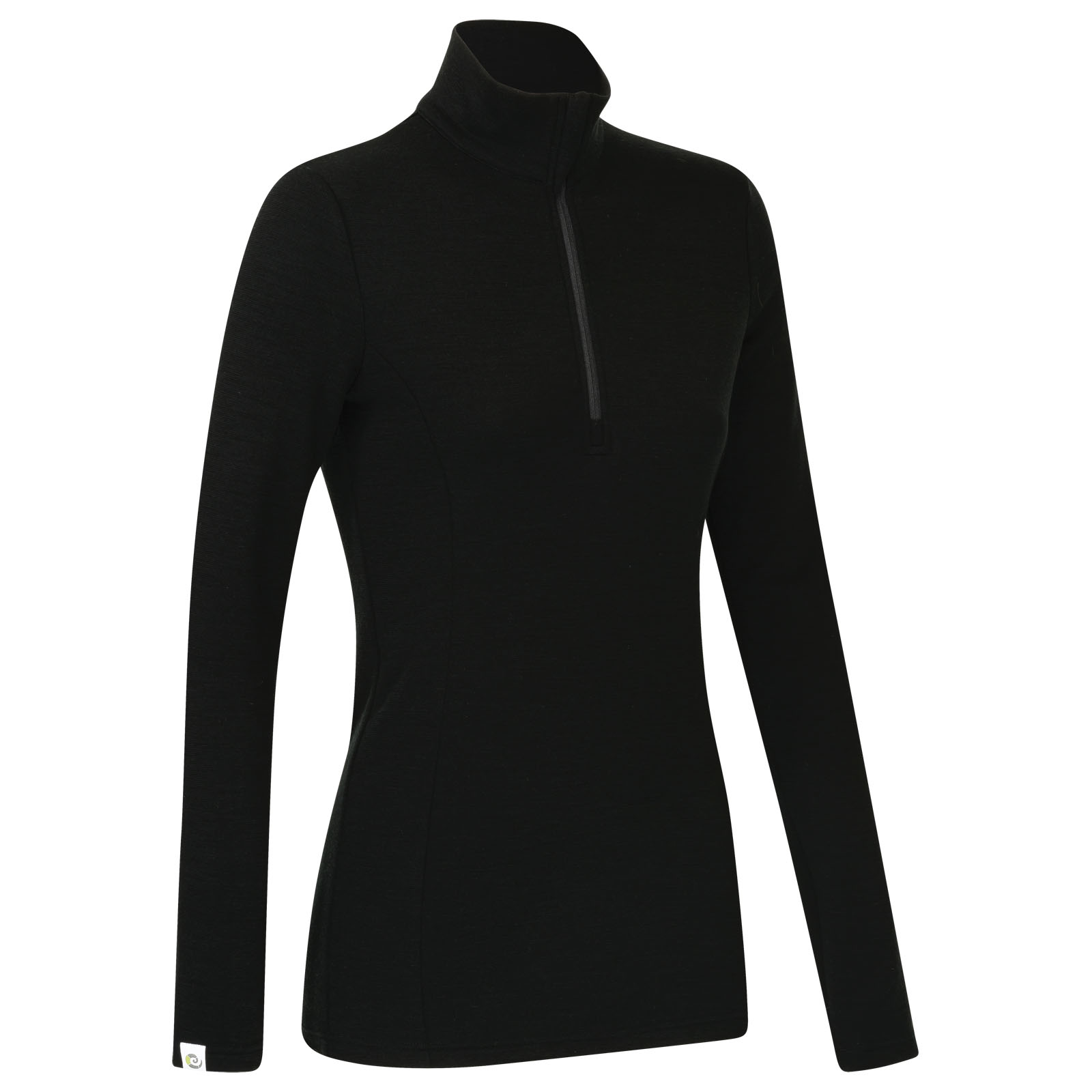 Merino Zip-Neck Damen Slimfit 250