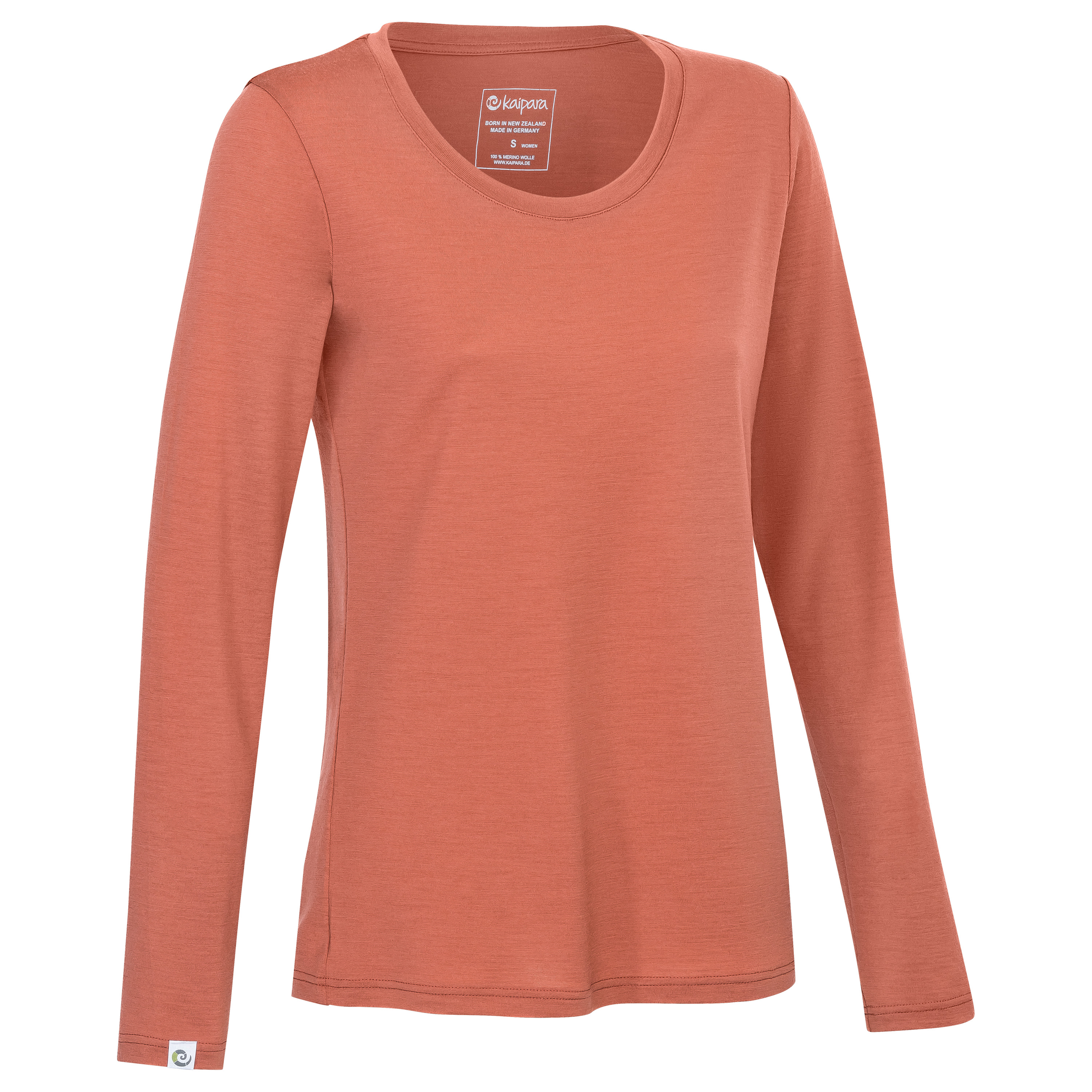 Merino Longsleeve Damen Regular 200 weiter Rundhals