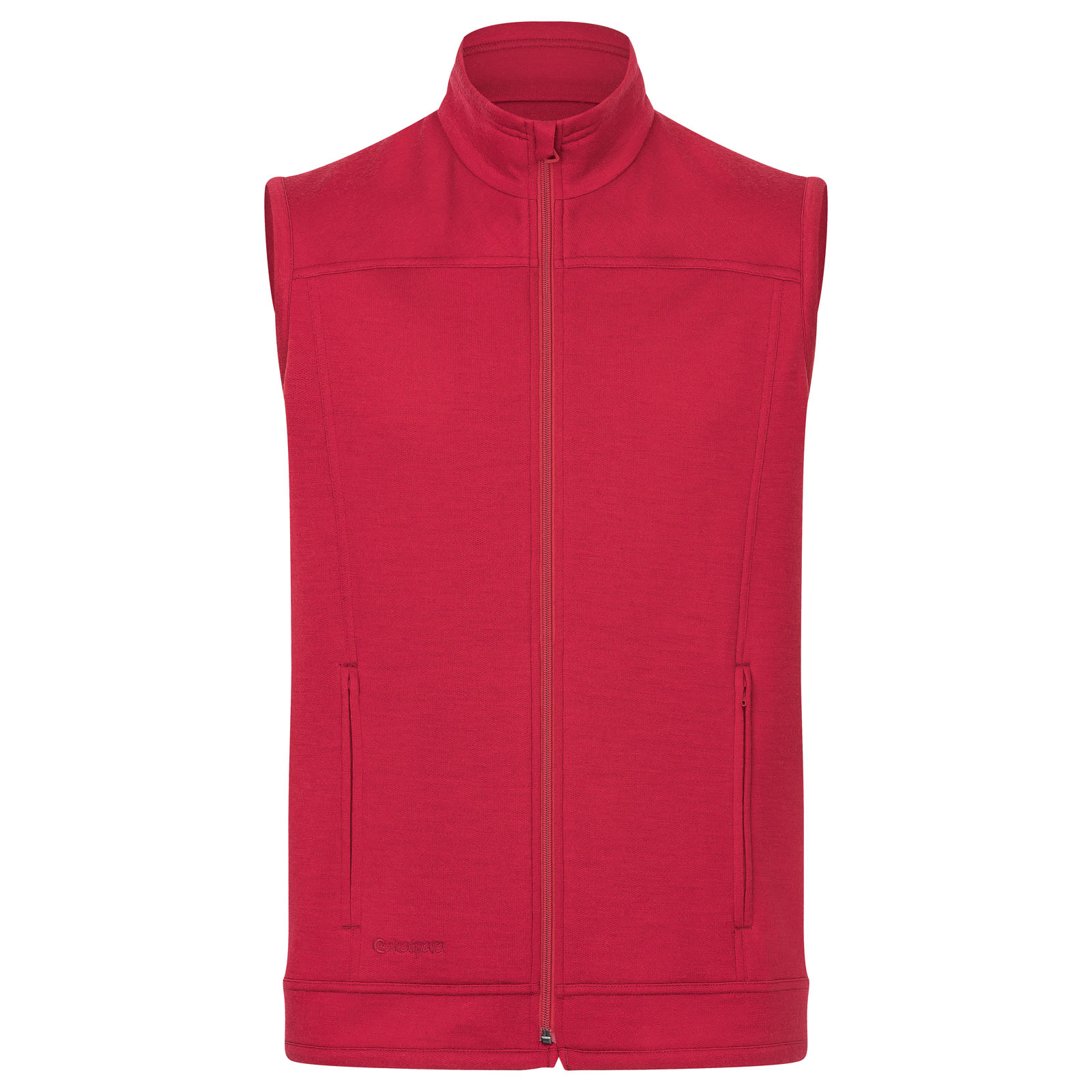 Merino Stehkragen Sweat Weste Herren 270