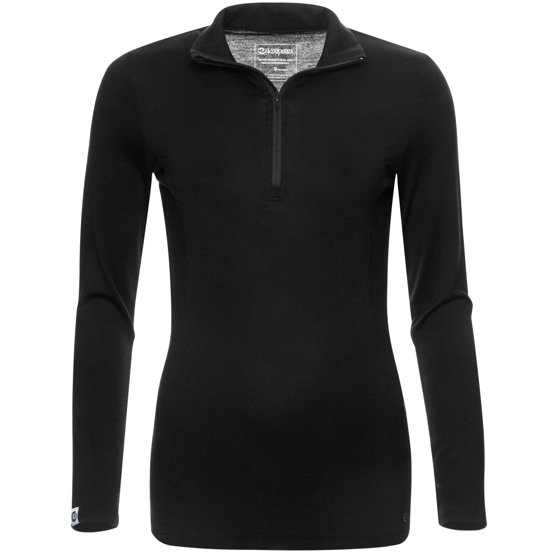 Merino Zip-Neck Damen Slimfit 200