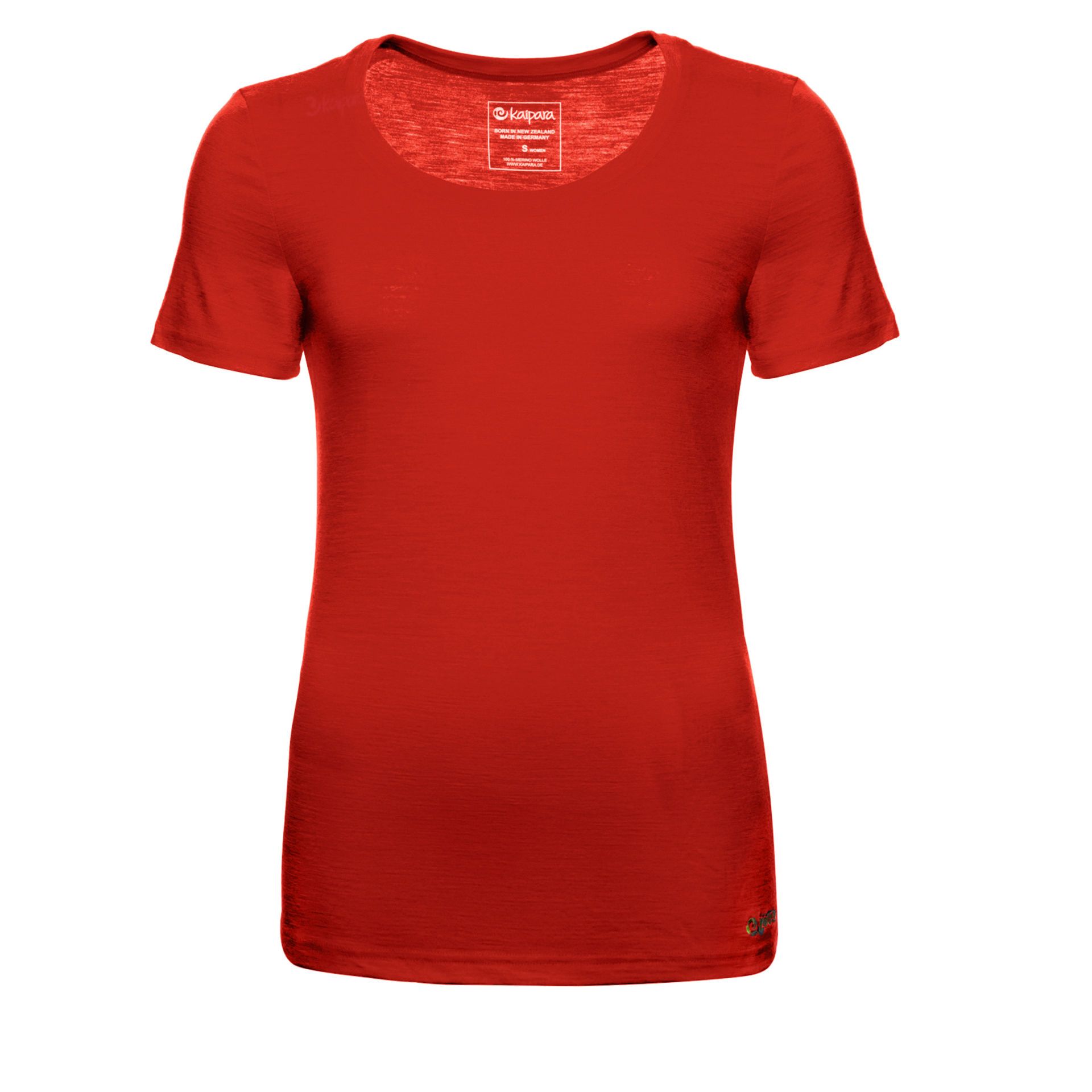 Merino Shirt Damen Kurzarm Slim Fit 150 weiter Rundhals