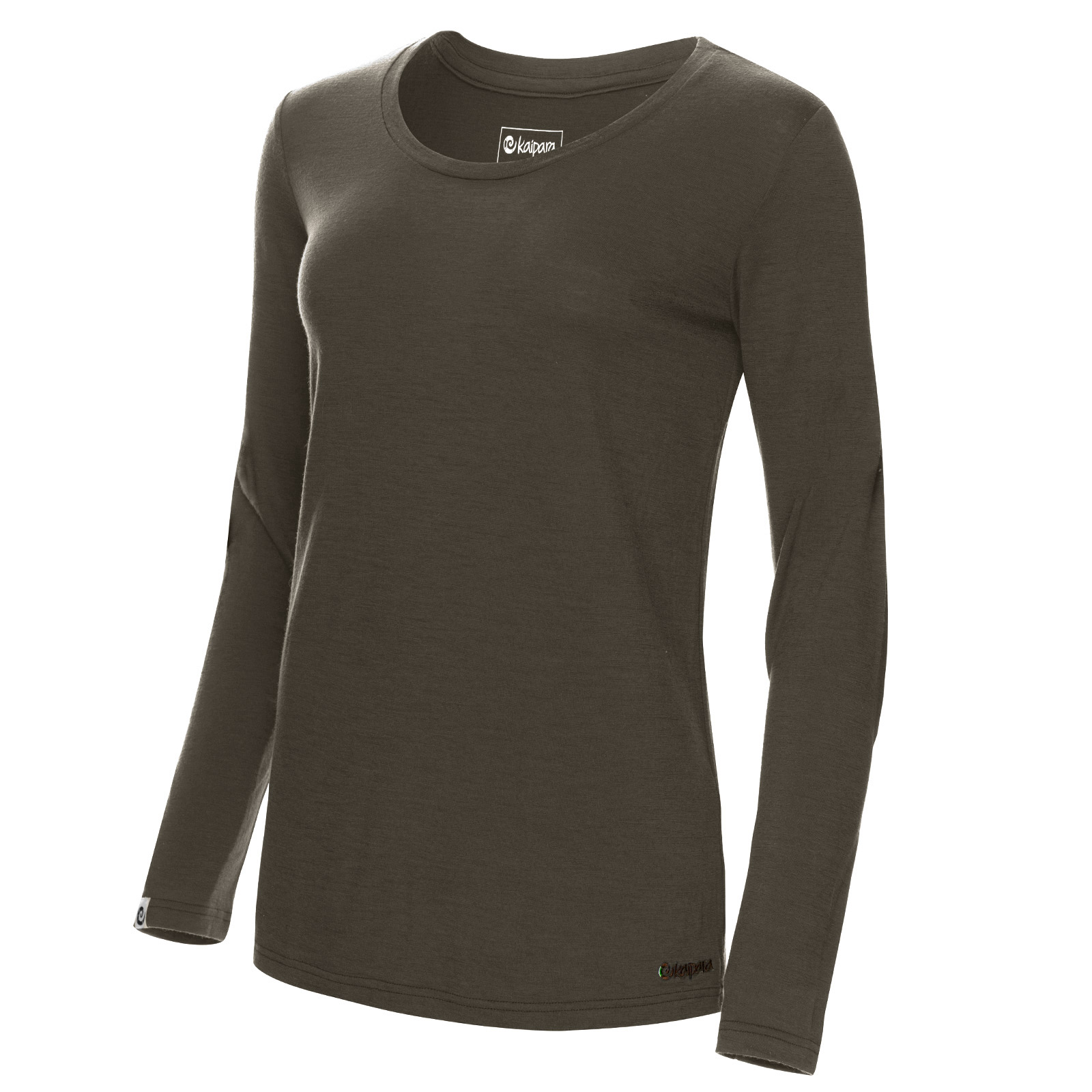 Merino Longsleeve Damen Regular 150 mit weitem Rundhals