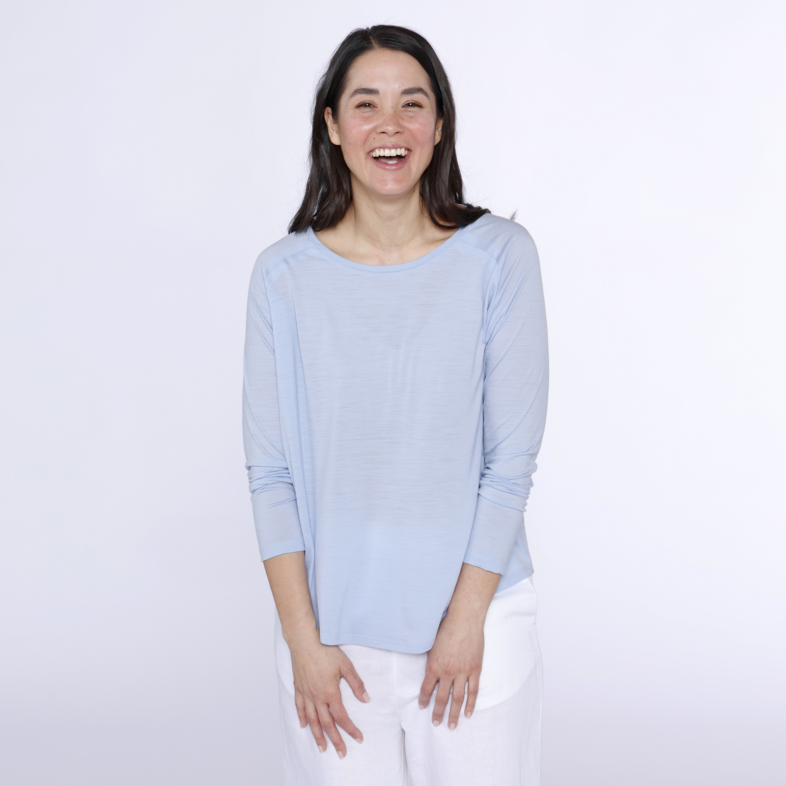 URBAN Merino Longsleeve Damen Oversized 150