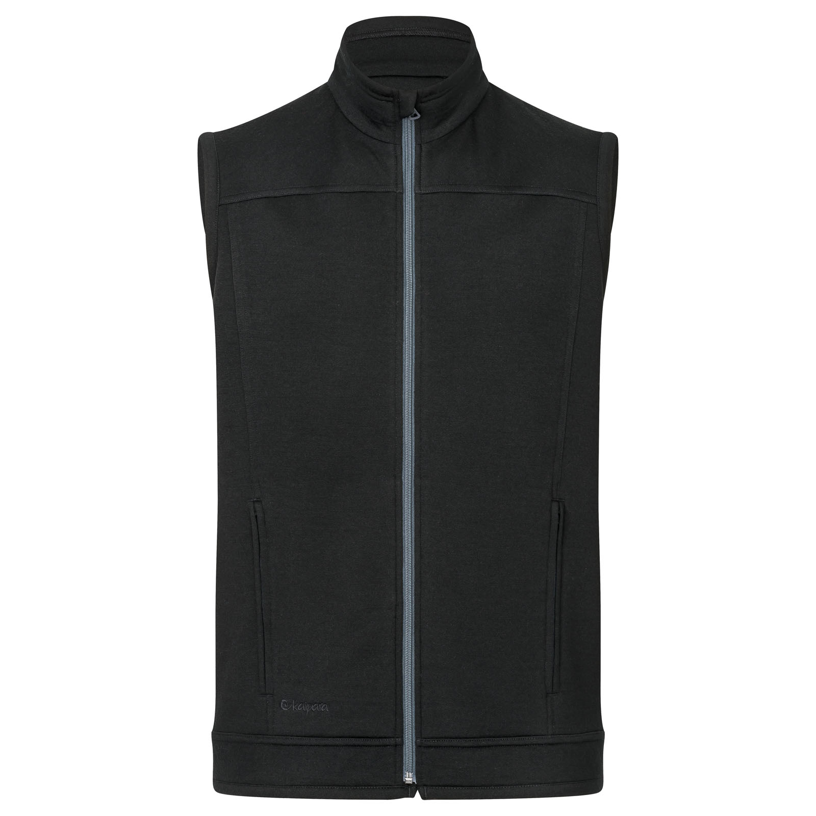Merino Stehkragen Sweat Weste Herren 270
