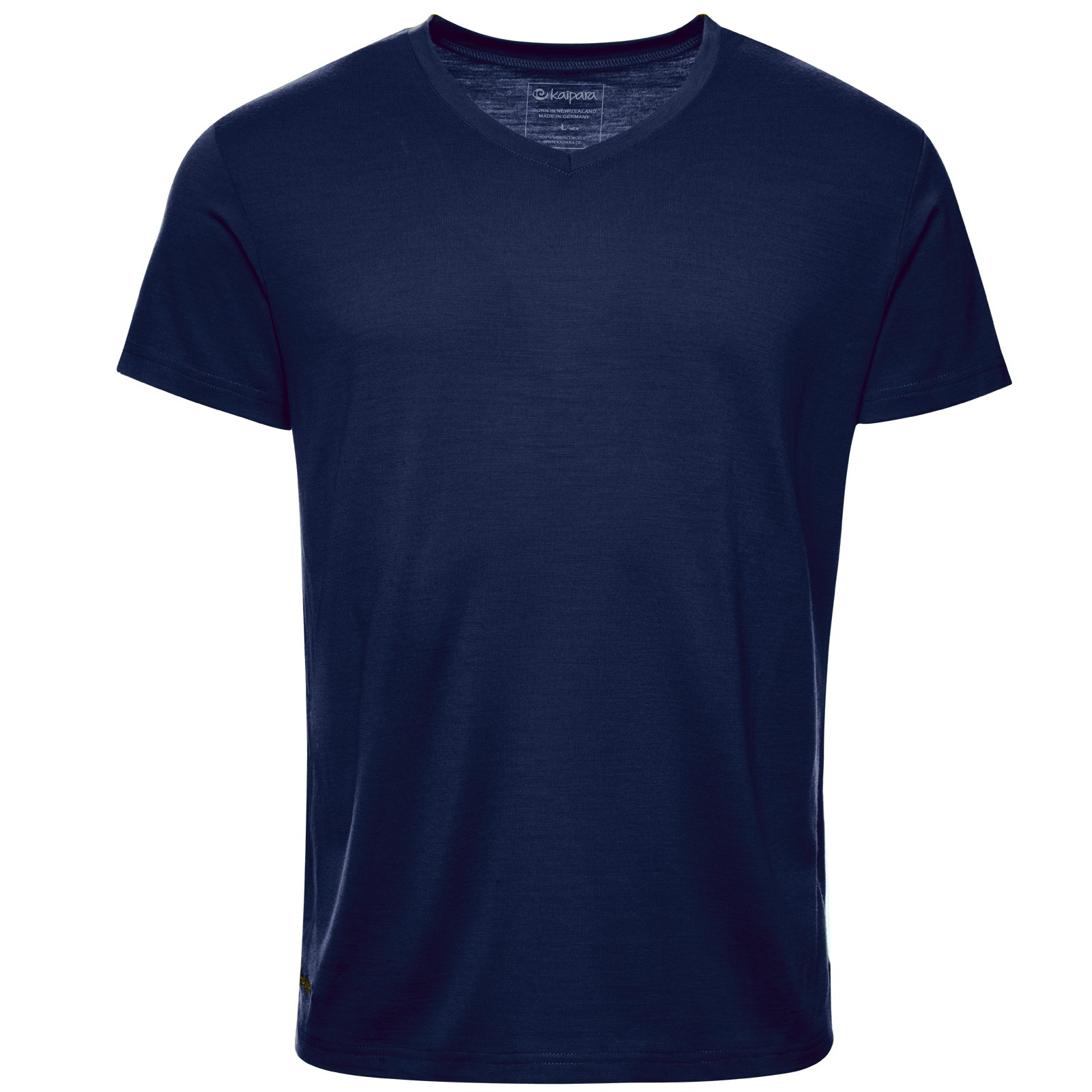 Merino Kurzarm Unterhemd Herren Regular Fit V-Ausschnitt 200