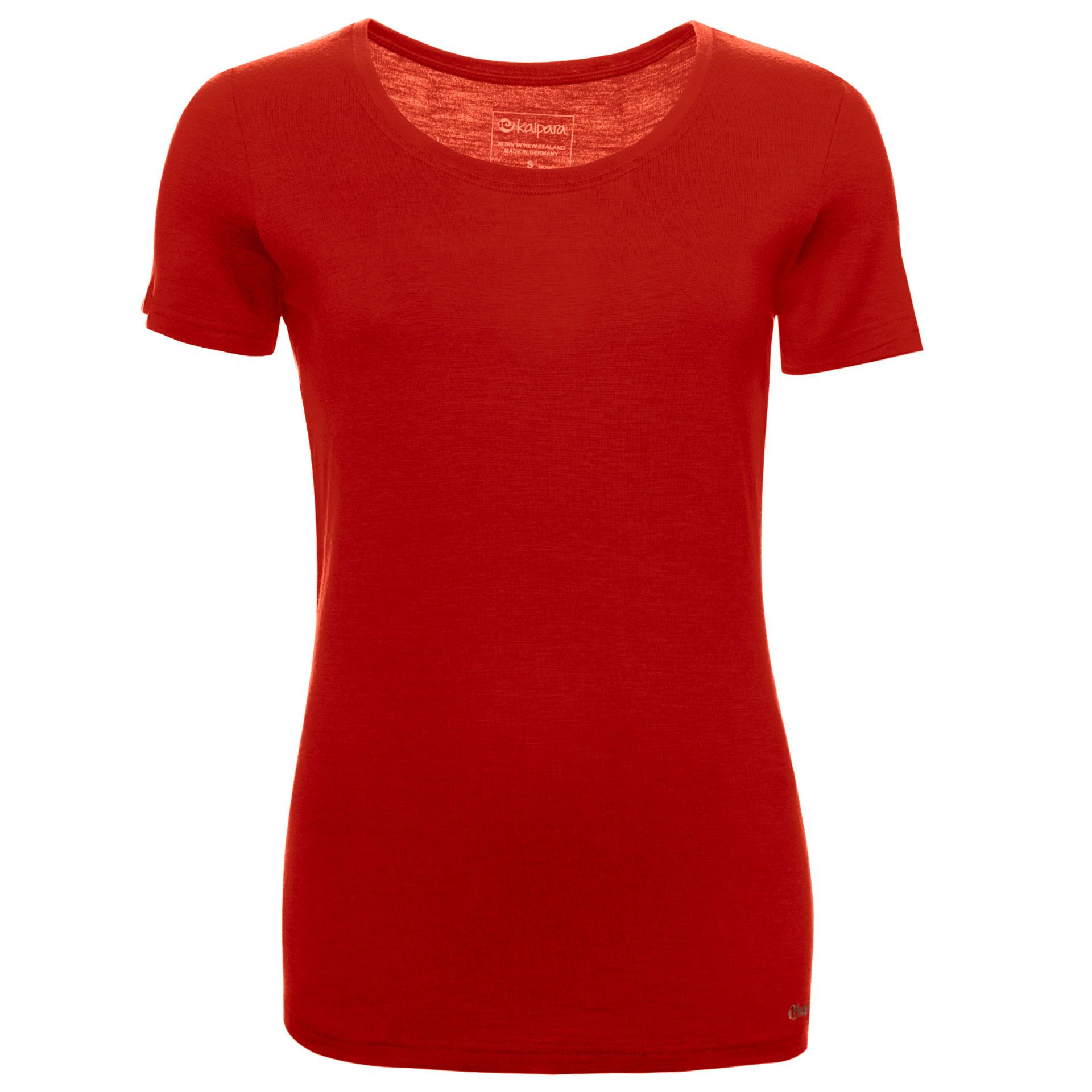 Merino Shirt Damen Kurzarm Slim Fit fit 200 weiter Rundhals