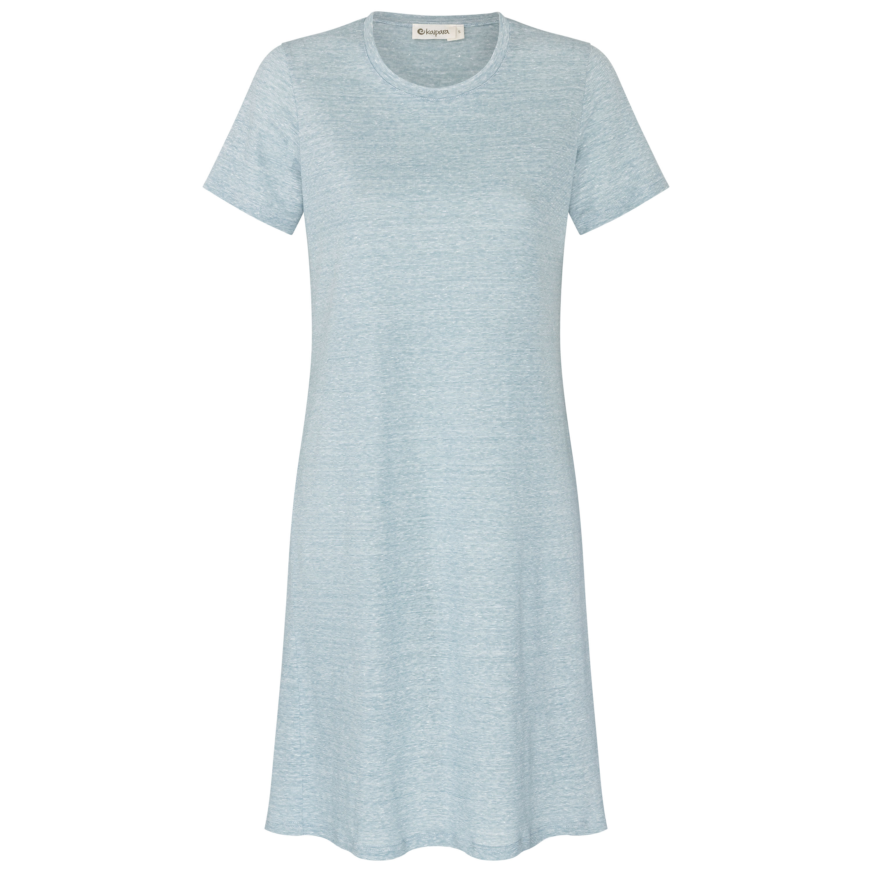 URBAN Wolle-Leinen Kleid Damen Kurzarm Regular Fit mit Rundhals 140WL