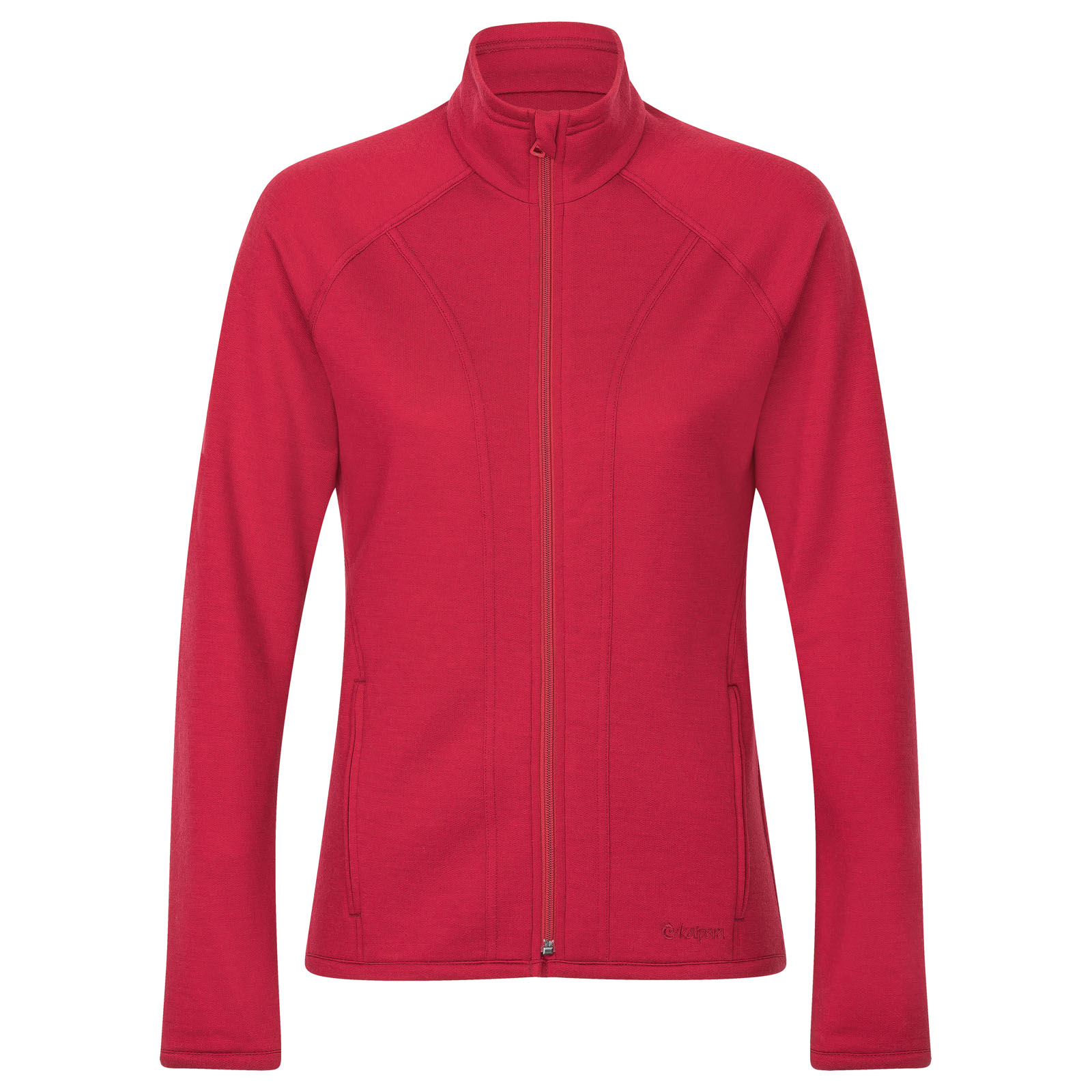 Merino Stehkragen Sweat Jacke Damen 270
