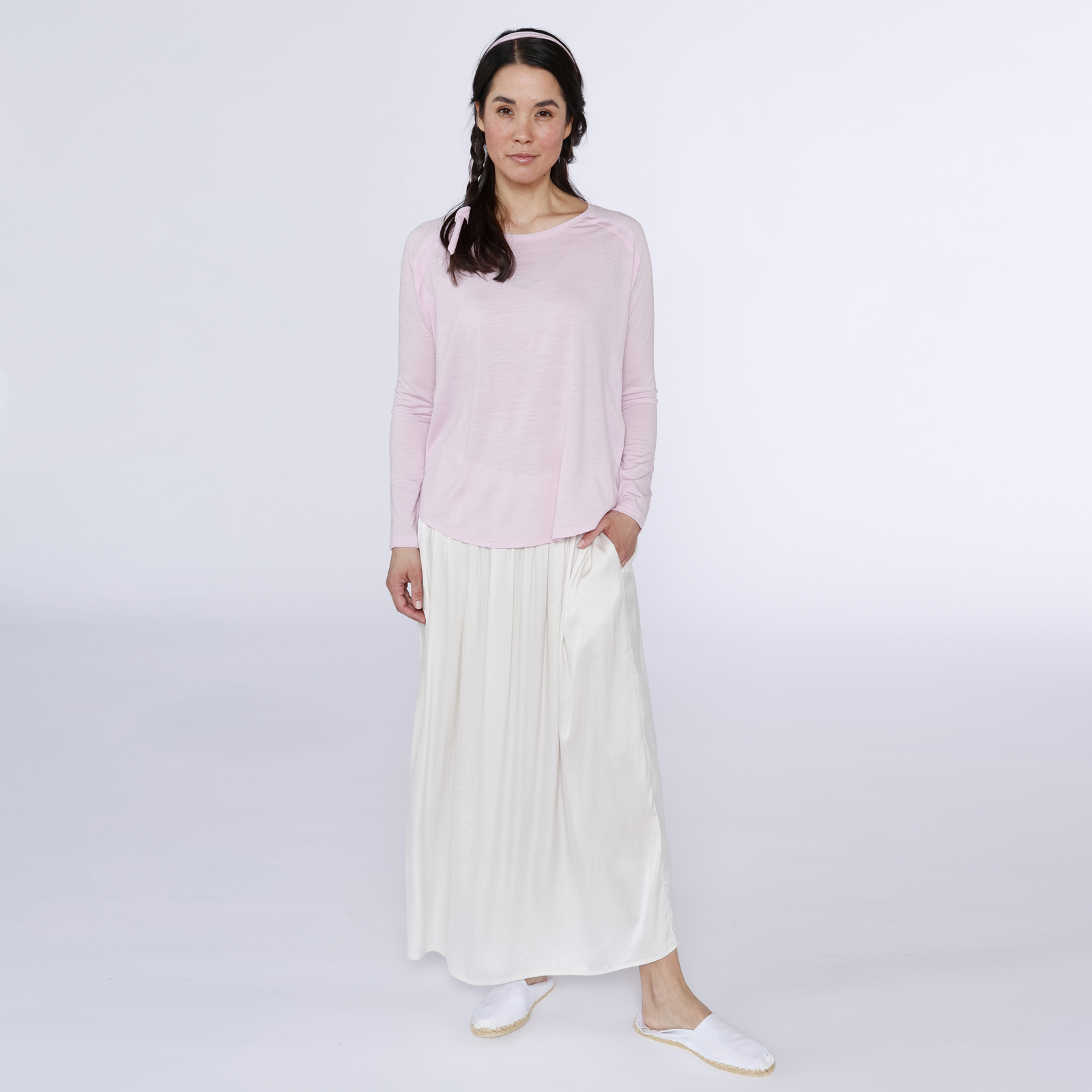URBAN Merino Longsleeve Damen Oversized 150