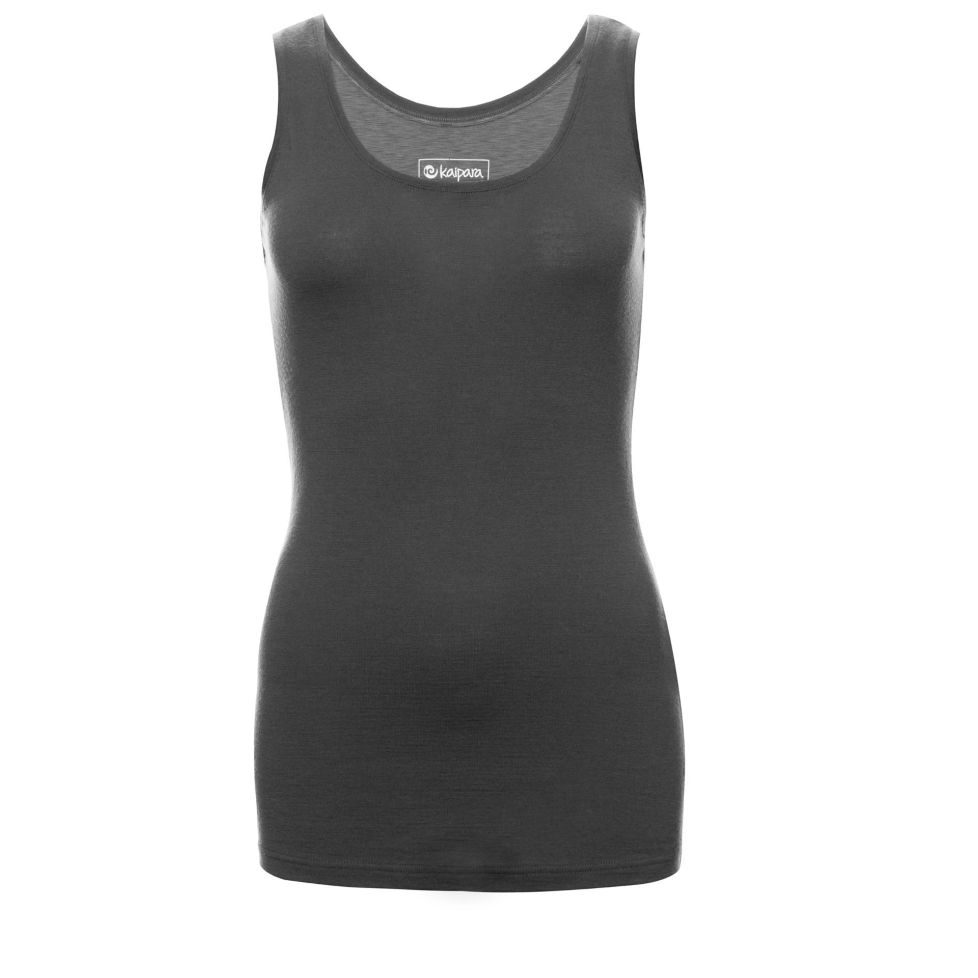 Merino ärmelloses Unterhemd Damen Slim Fit 200