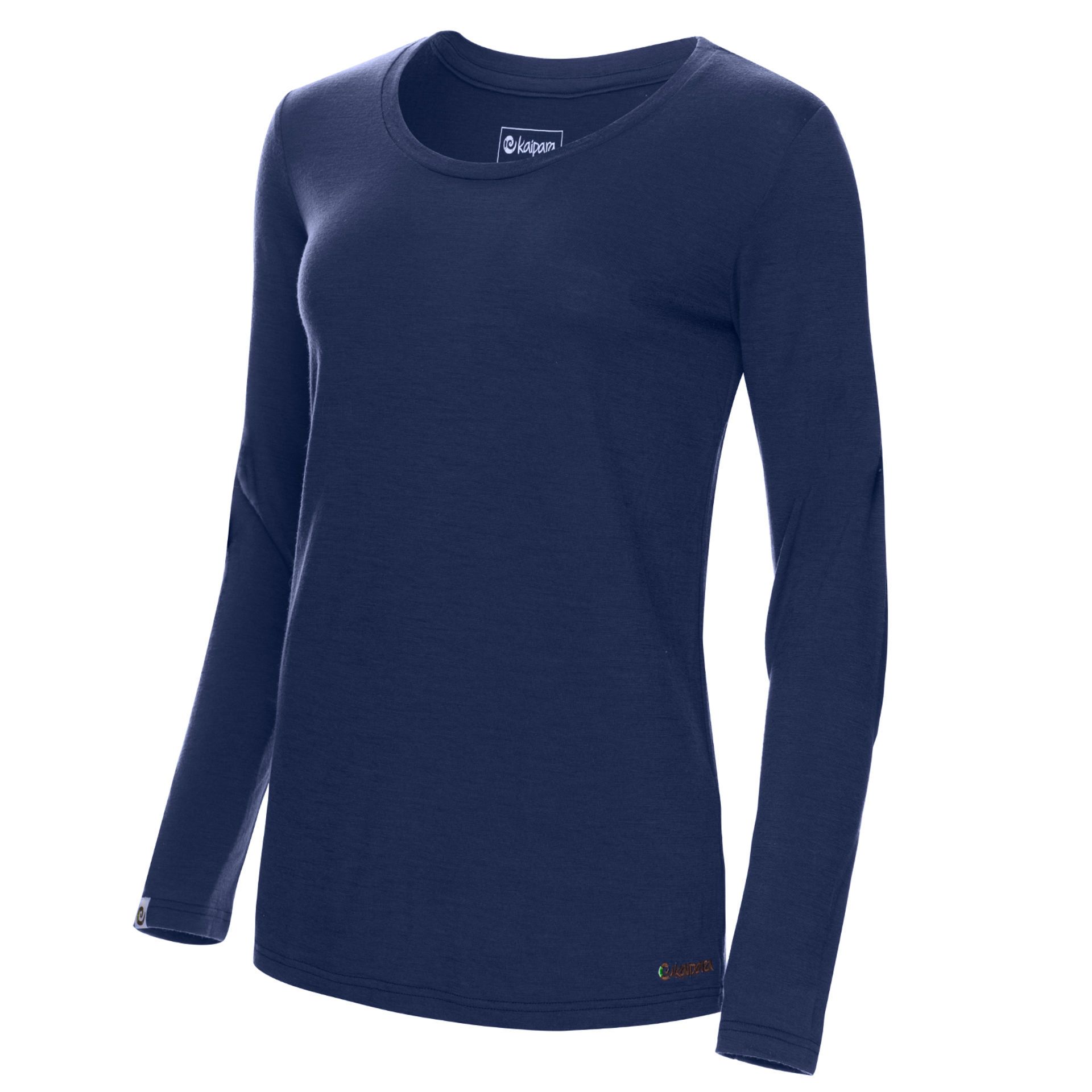 Merino Langarm Unterhemd Damen Regular Fit 150 weiter Rundhals