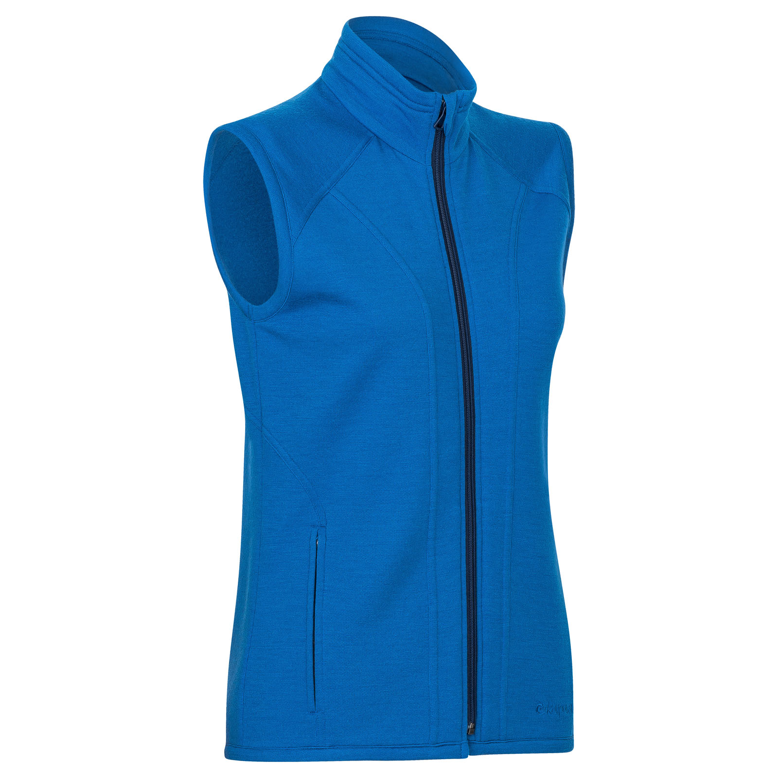 Merino Stehkragen Sweat Weste Damen 270