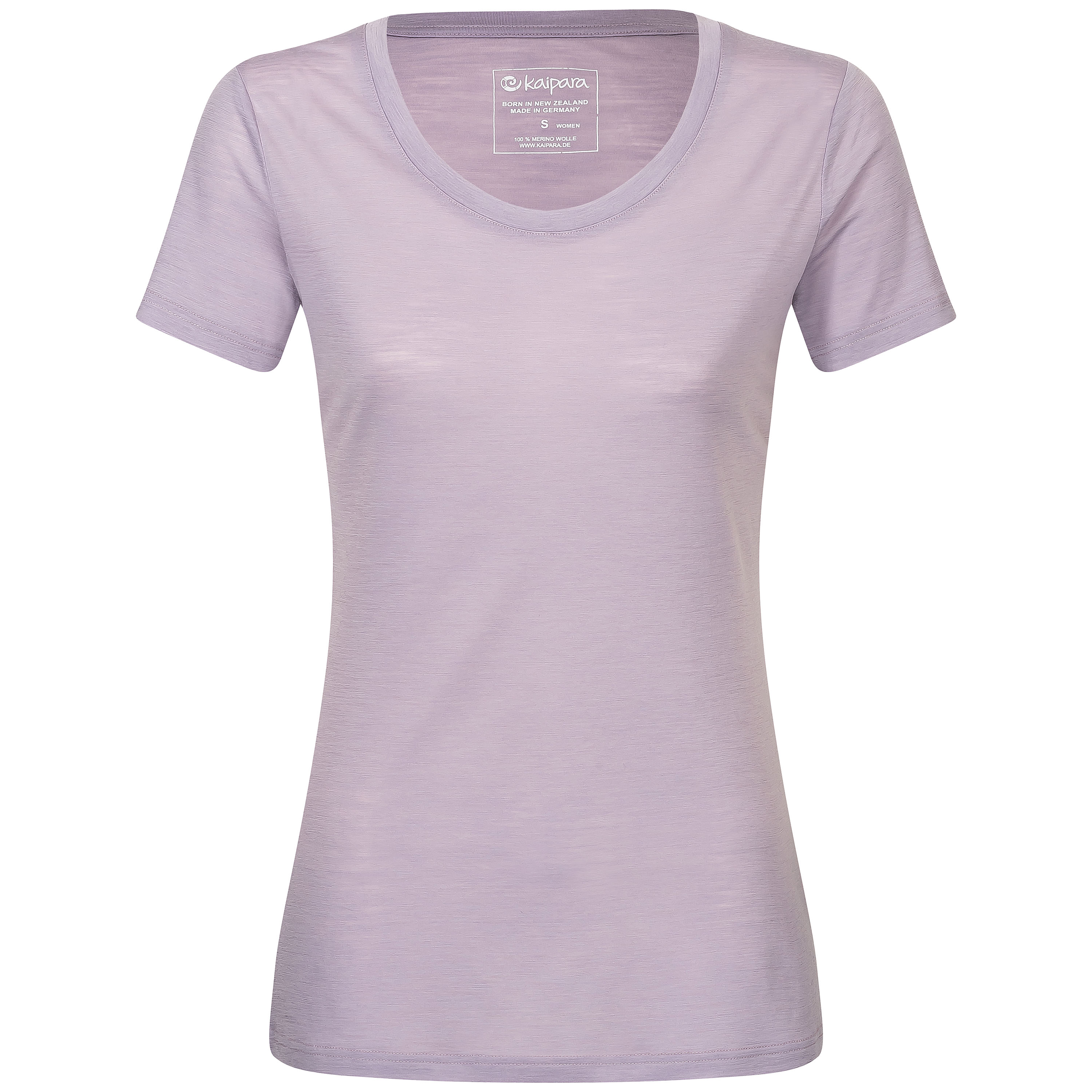 Merino Shirt Damen Kurzarm Slim Fit 150 weiter Rundhals