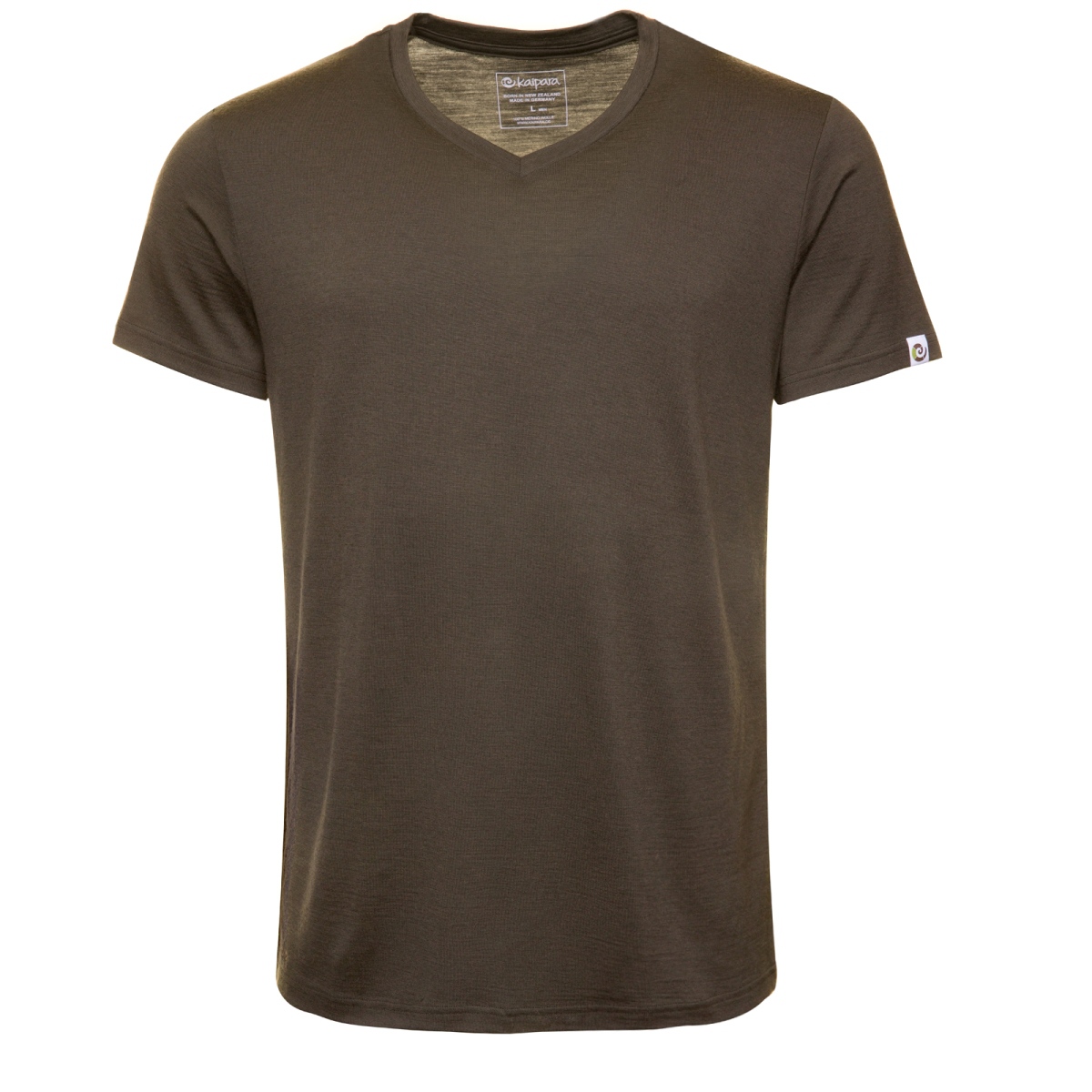 Merino Shirt Herren Kurzarm Regular Fit V-Ausschnitt 150