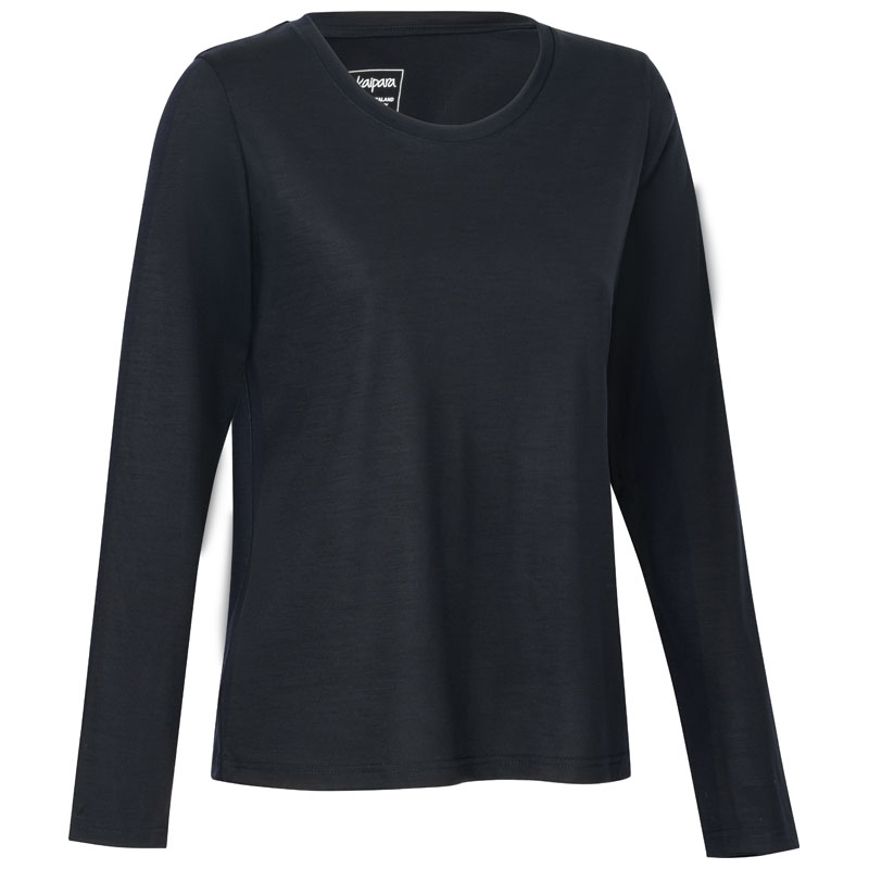 URBAN Merino Longsleeve Damen Regular 200 weiter Halsausschnitt