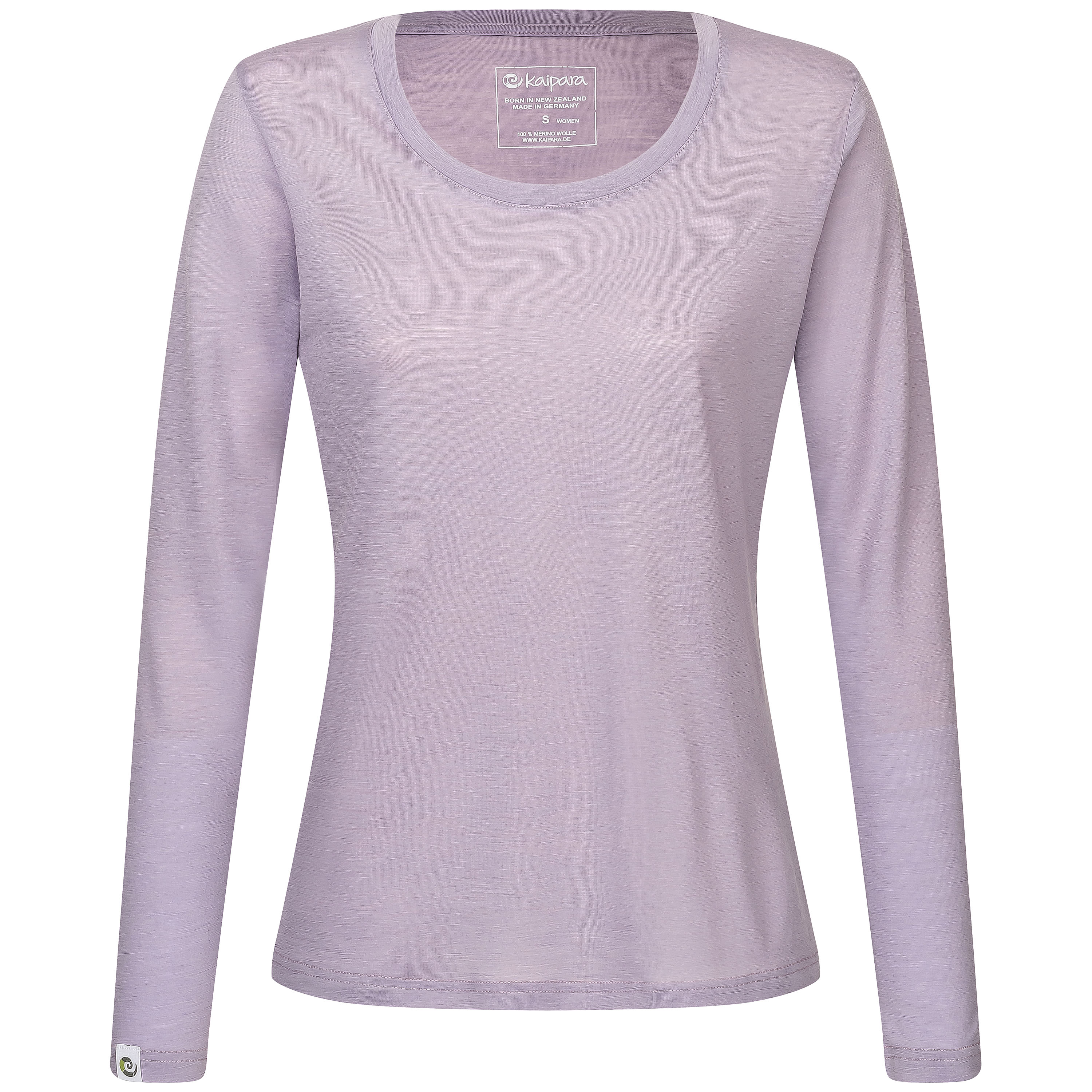 Merino Longsleeve Damen Regular Fit 150 weiter Rundhals