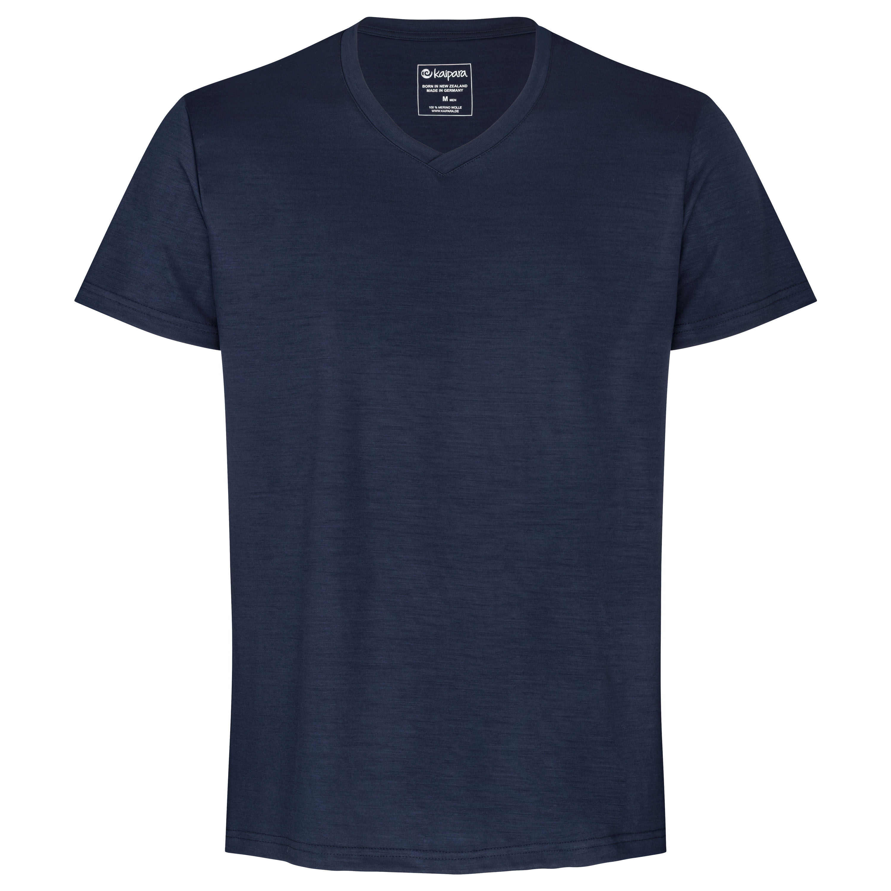 URBAN Merino Kurzarm Shirt Herren Regular Fit V-Ausschnitt 200