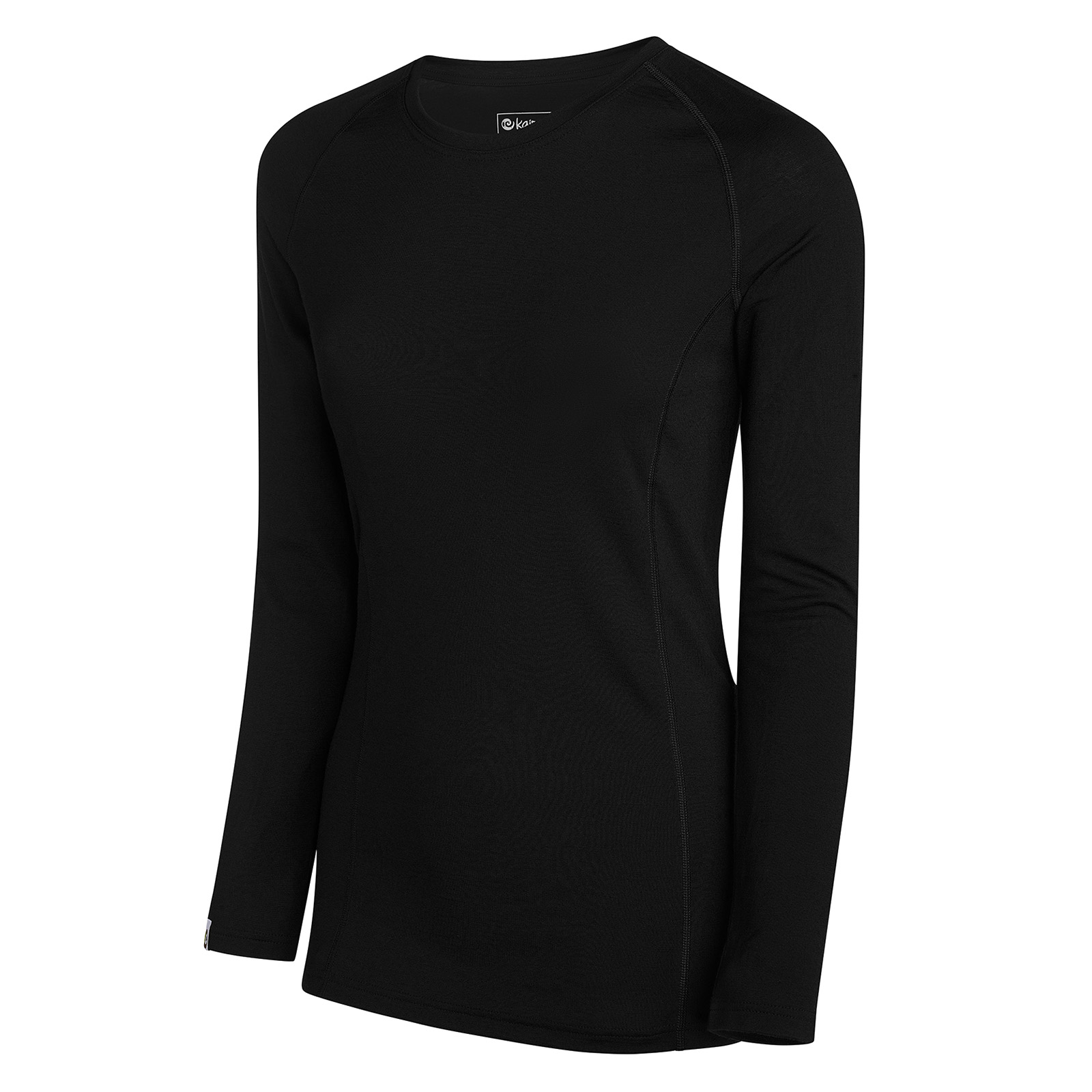 Merino Raglan Langarm Unterhemd Damen Slimfit 250