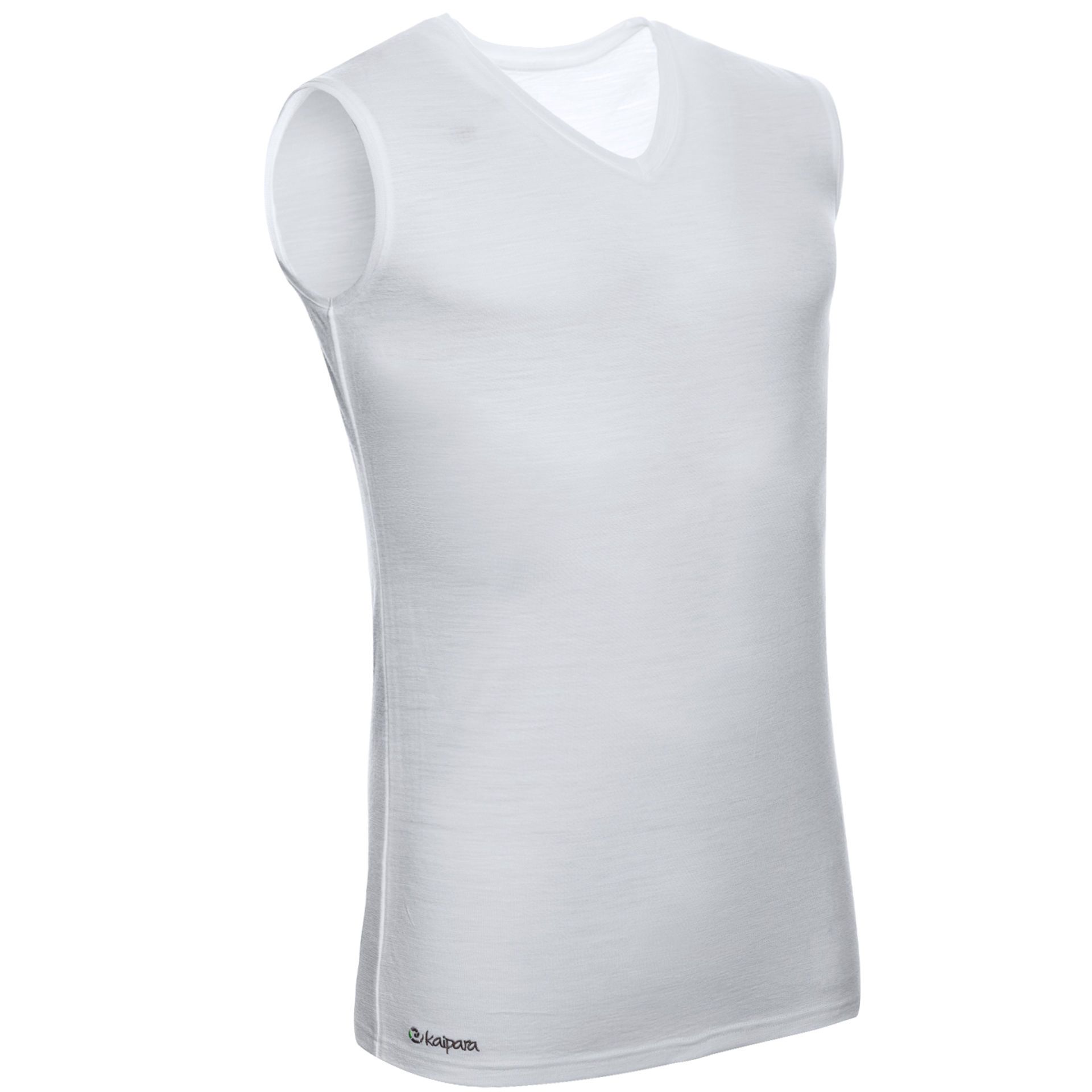 Merino Tank Top Herren Slim Fit V-Ausschnitt 150
