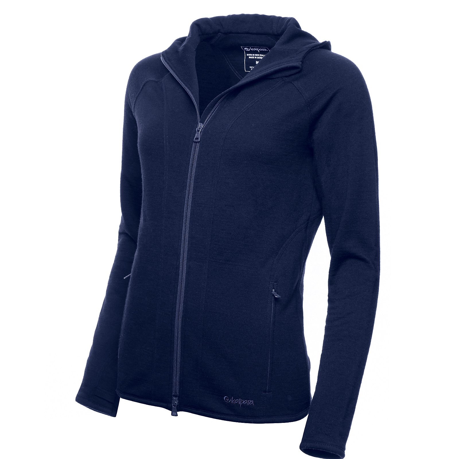 Merino Hoody Sweat Jacke Damen 270