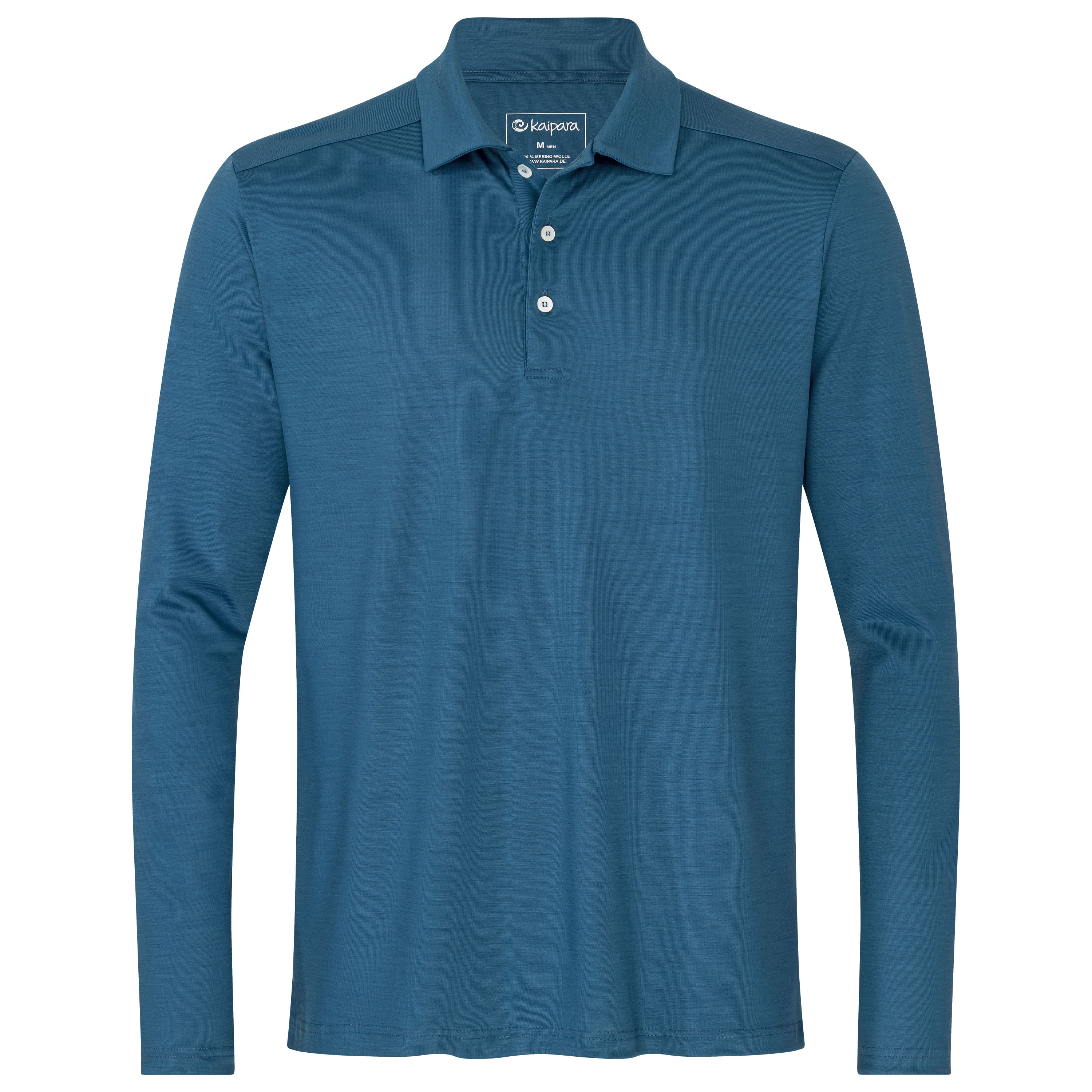 URBAN Merino Poloshirt Herren Langarm Regular 200