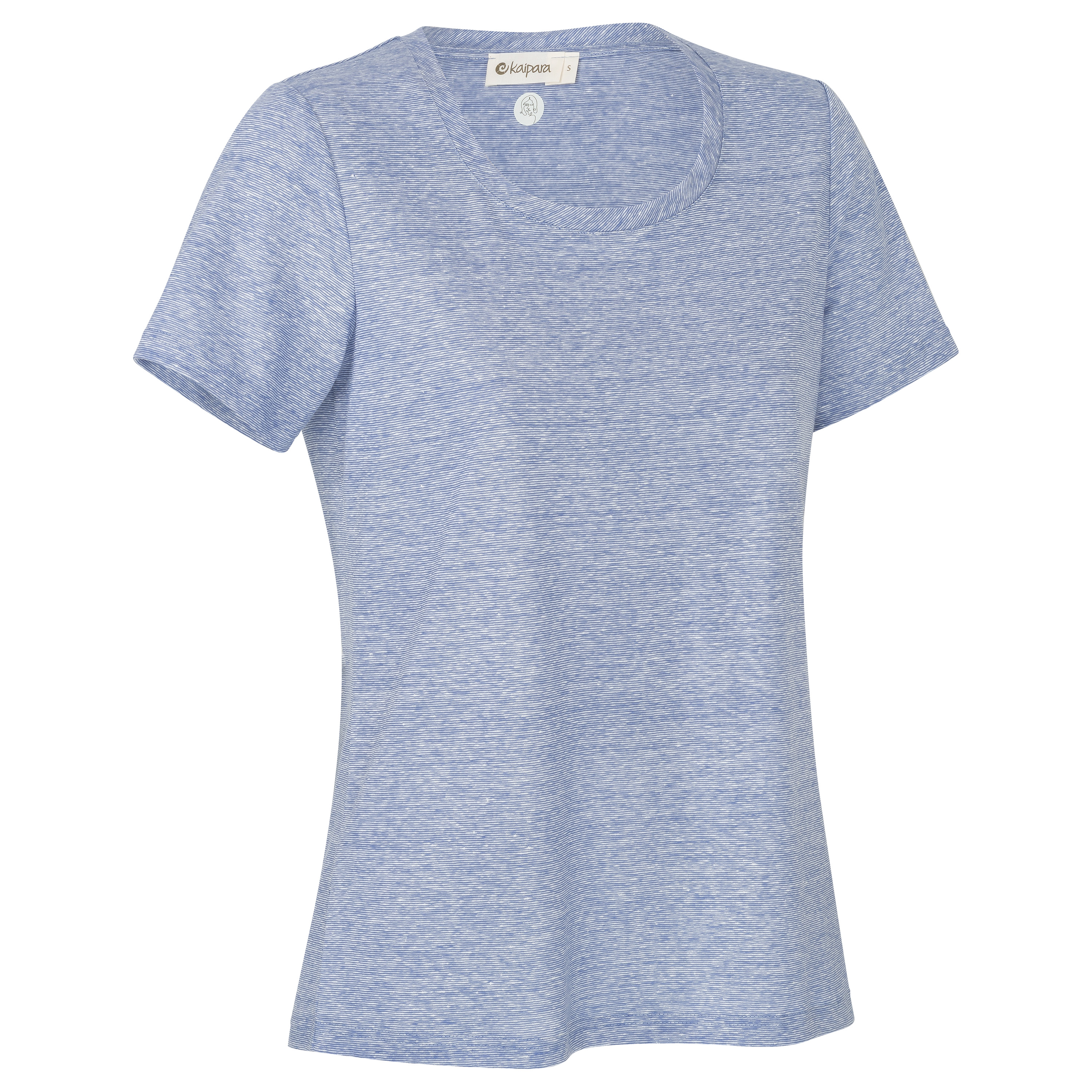 URBAN Wolle-Leinen-Shirt Damen Kurzarm Regular Fit mit weitem Rundhals 140WL