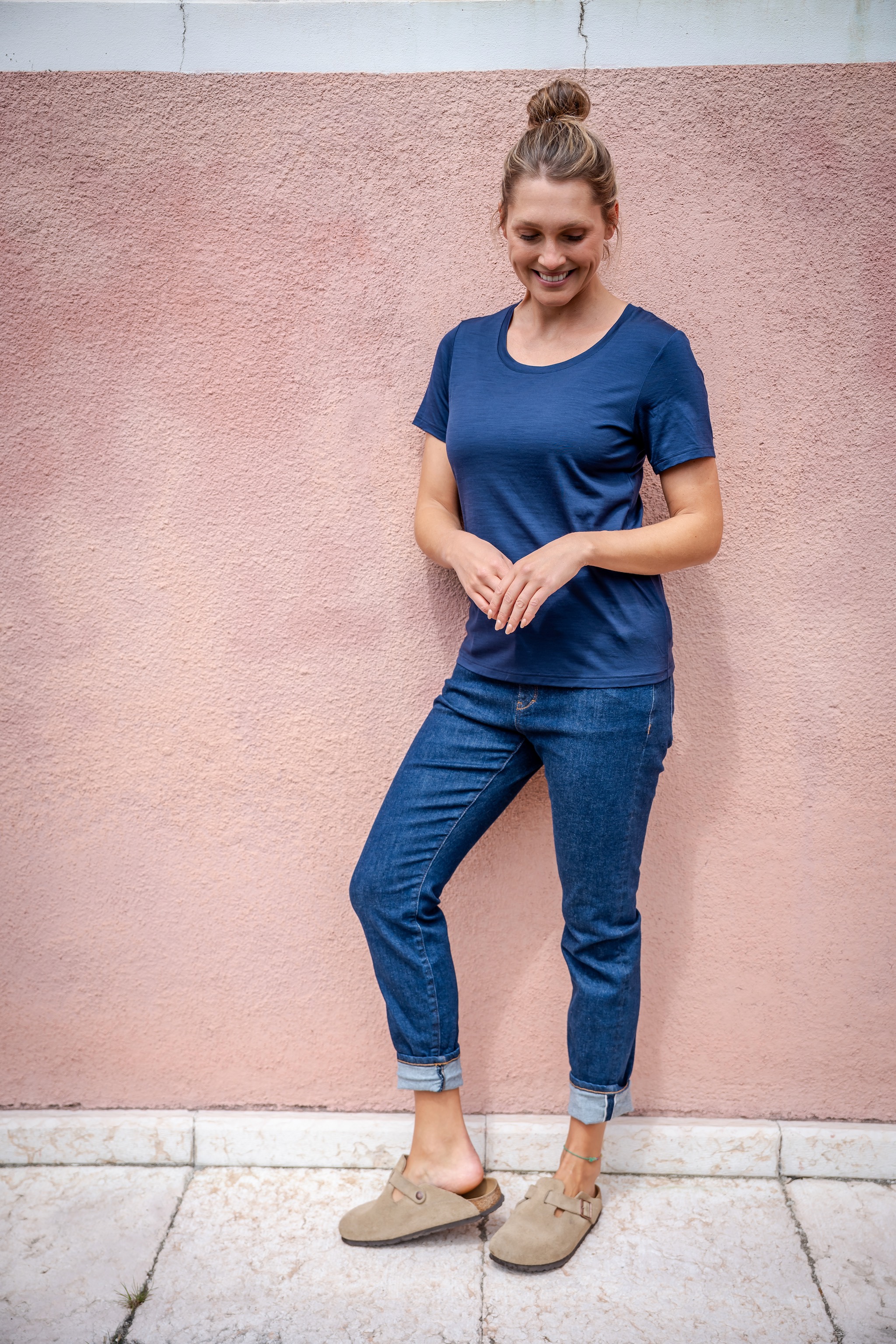 URBAN Merino Shirt Damen Kurzarm Regular Fit 150 weiter Rundhals
