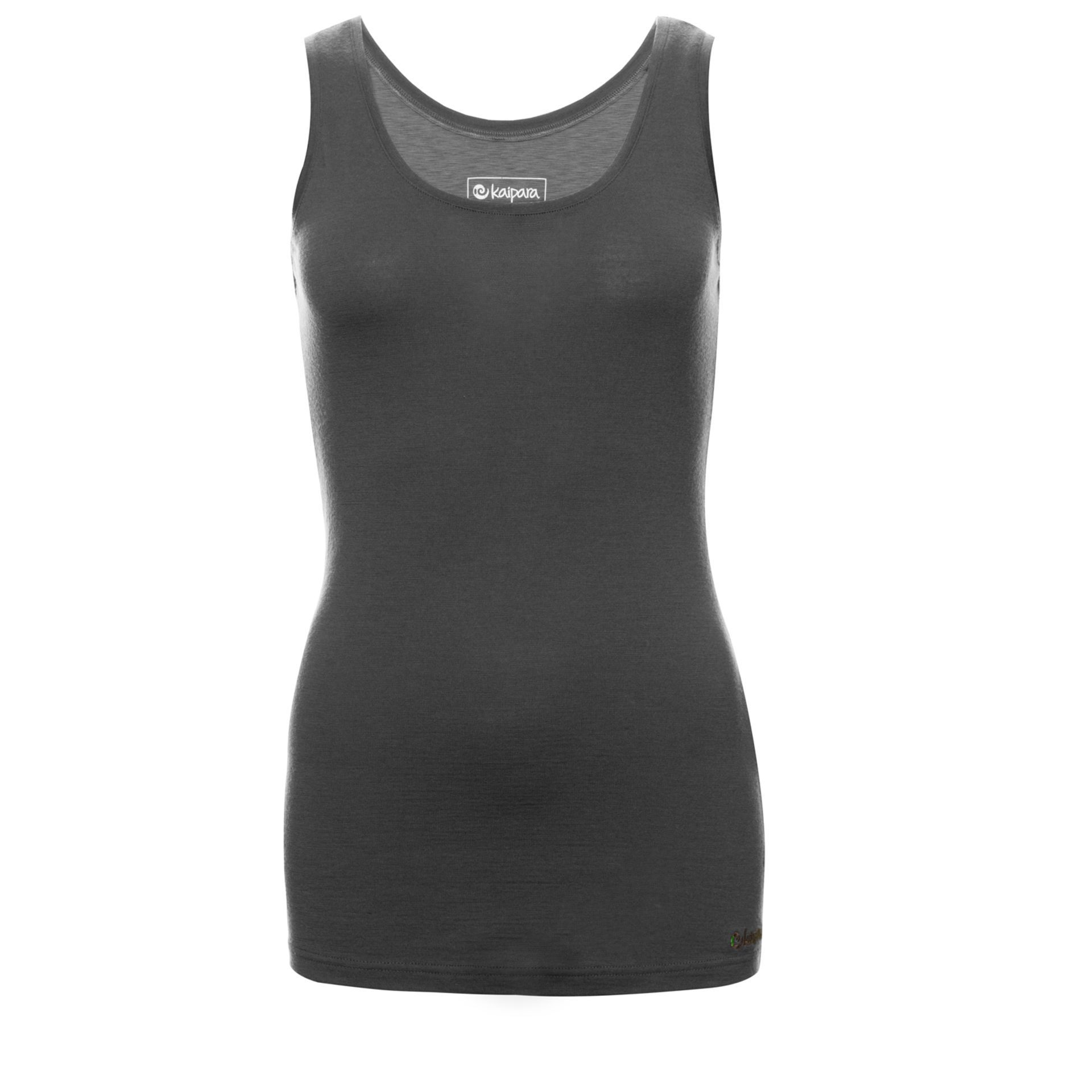 Merino ärmelloses Unterhemd Damen Slim Fit 200