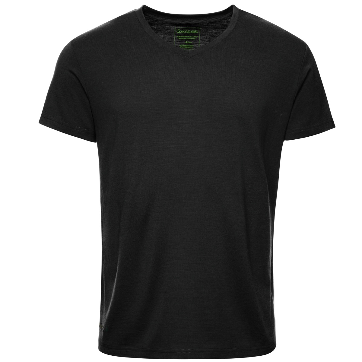 Merino Kurzarm Unterhemd Herren Regular Fit V-Ausschnitt 200