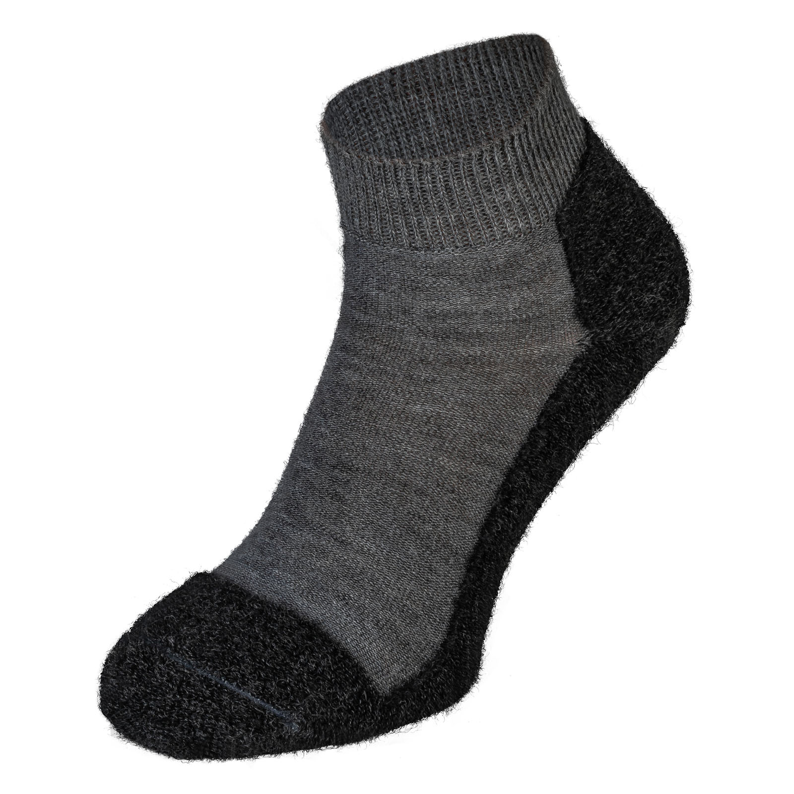 Veith Merino Kurzsocken Dünn Fels