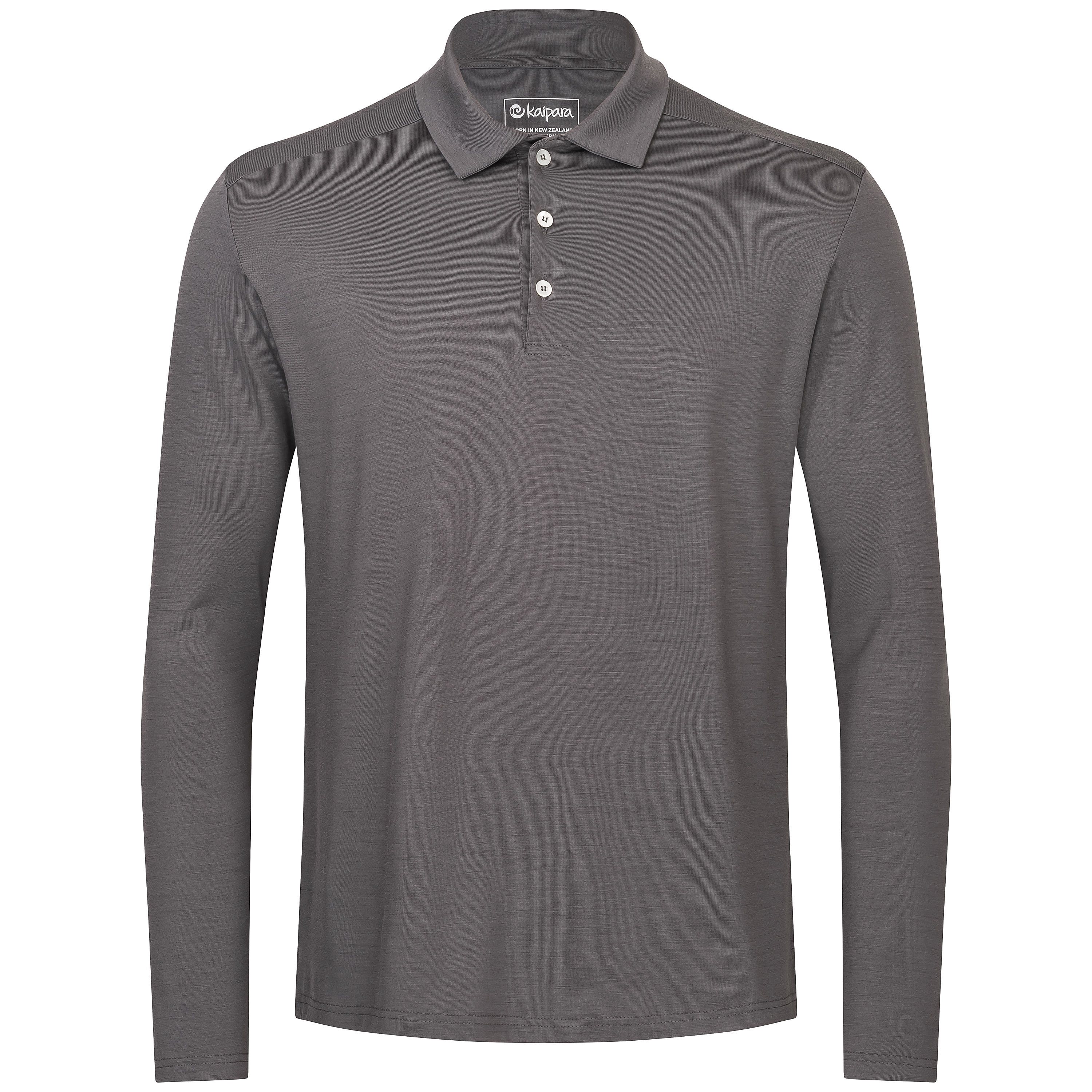 URBAN Merino Poloshirt Herren Langarm Regular 200