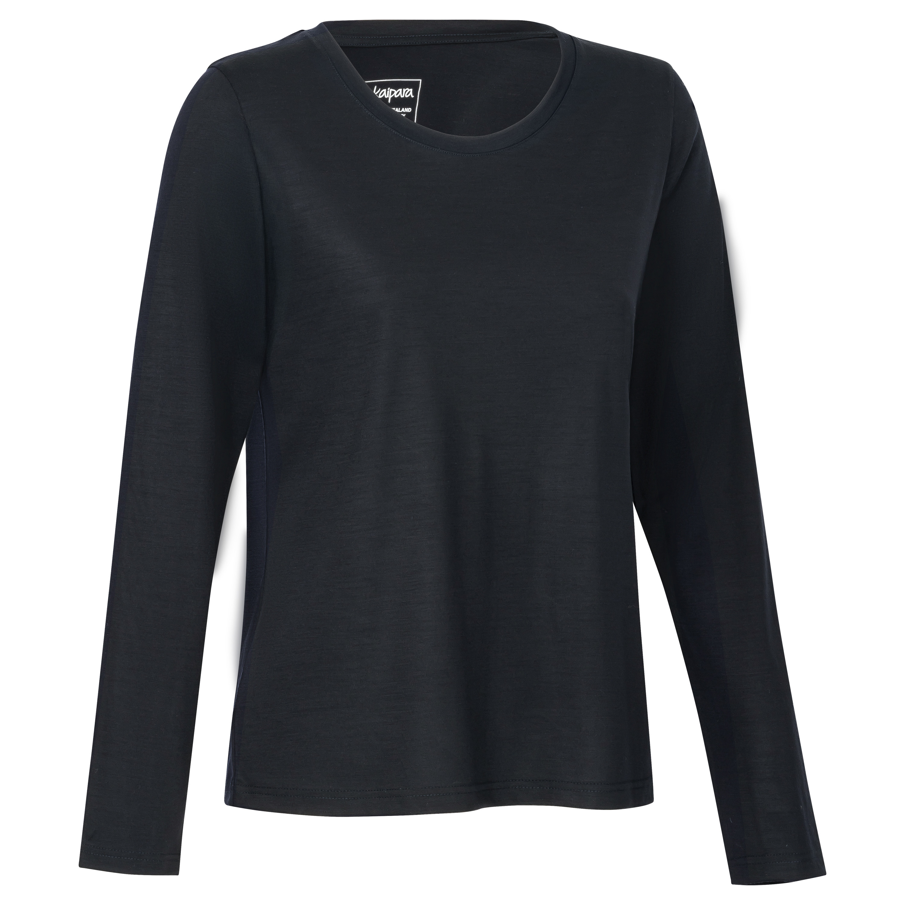 URBAN Merino Longsleeve Damen Regular 200 weiter Halsausschnitt