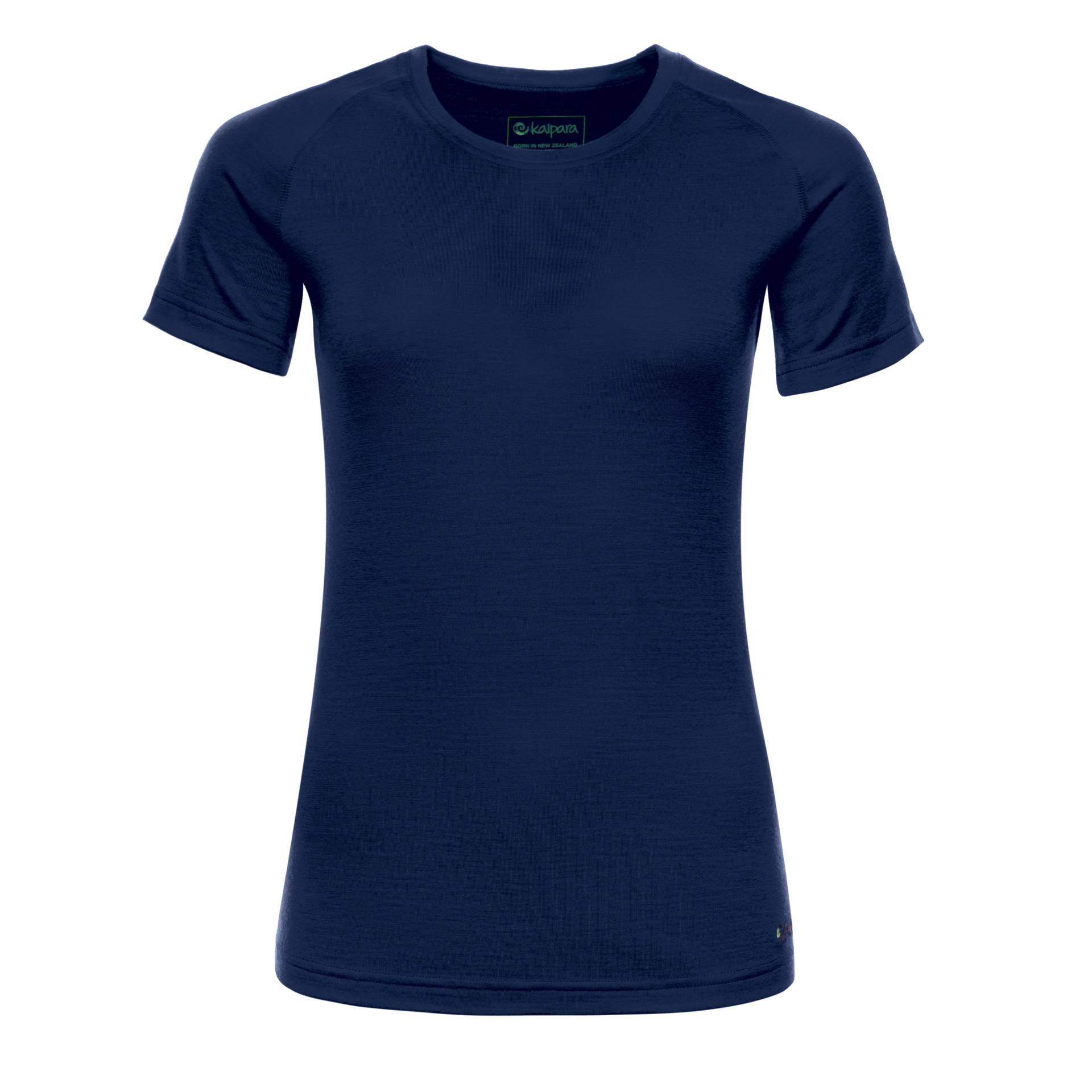 Merino Raglan Kurzarm Unterhemd Damen Slim Fit 200