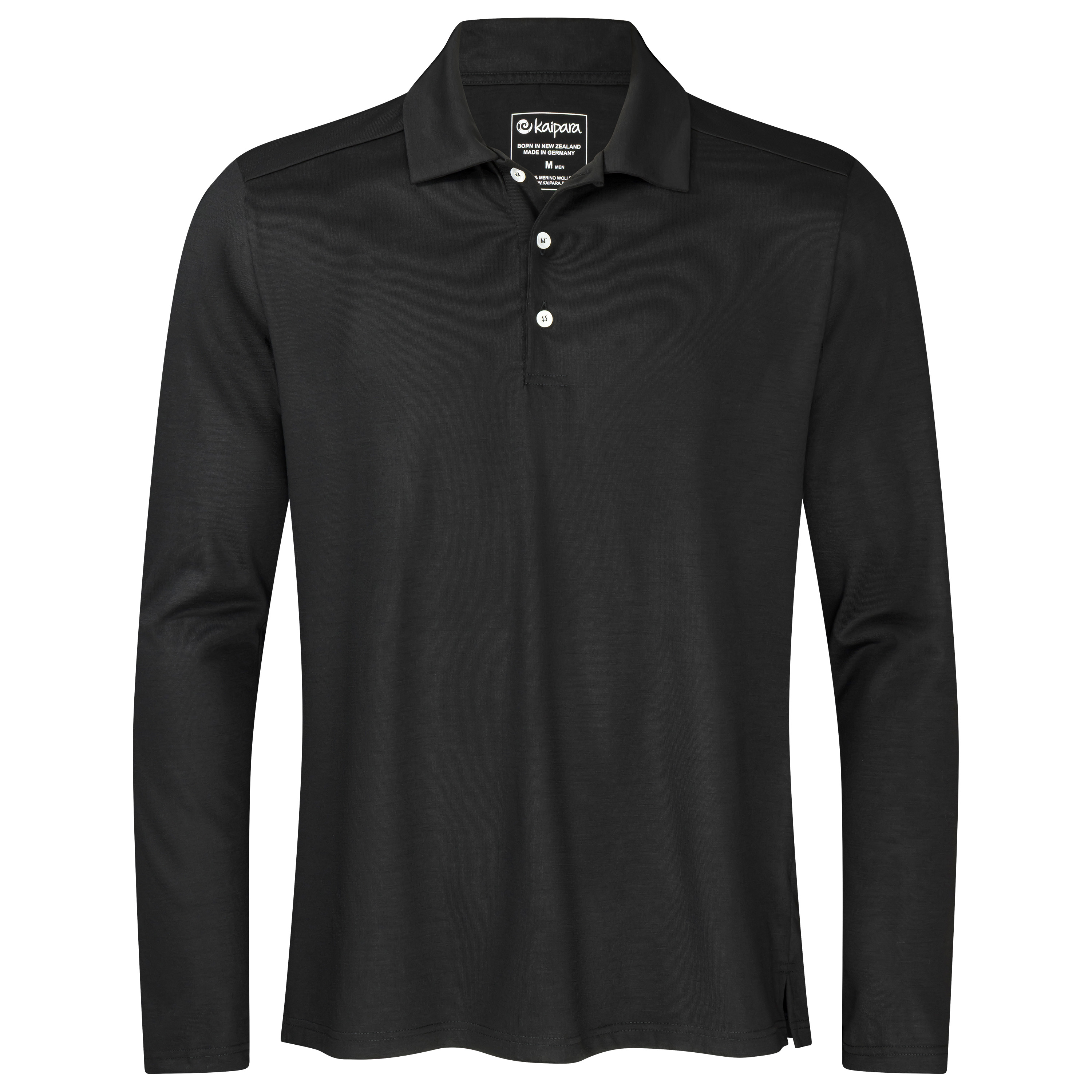 URBAN Merino Poloshirt Herren Langarm Regular 200