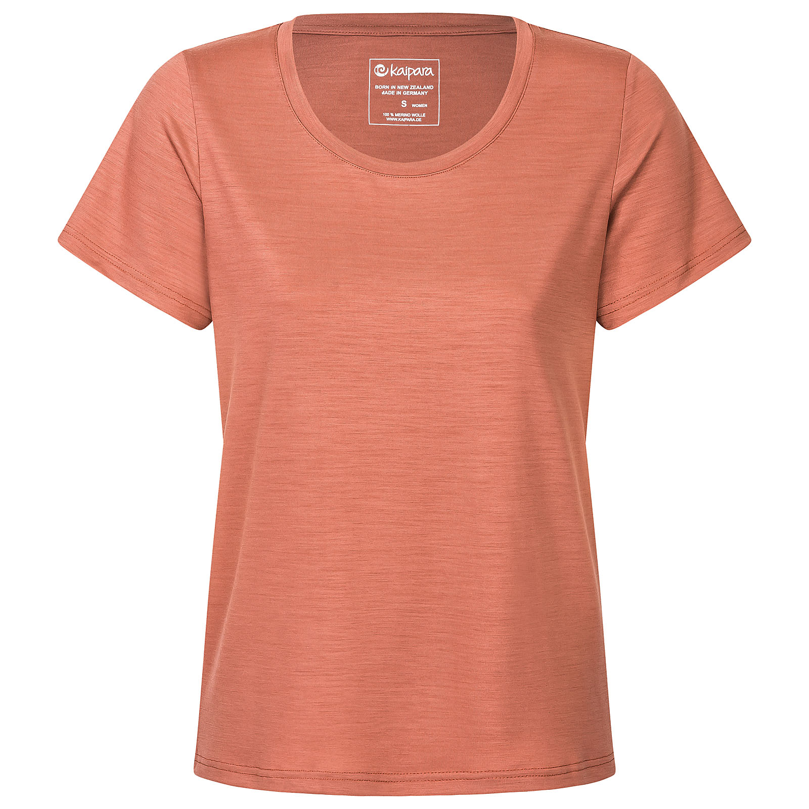 URBAN Merino Shirt Damen Kurzarm Regular 200 weiter Ausschnitt