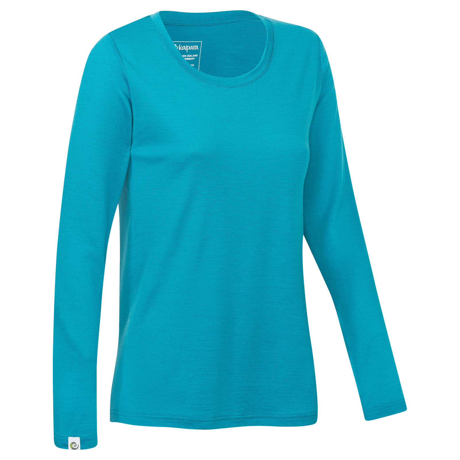 Merino Longsleeve Damen Regular 200 mit weitem Rundhals