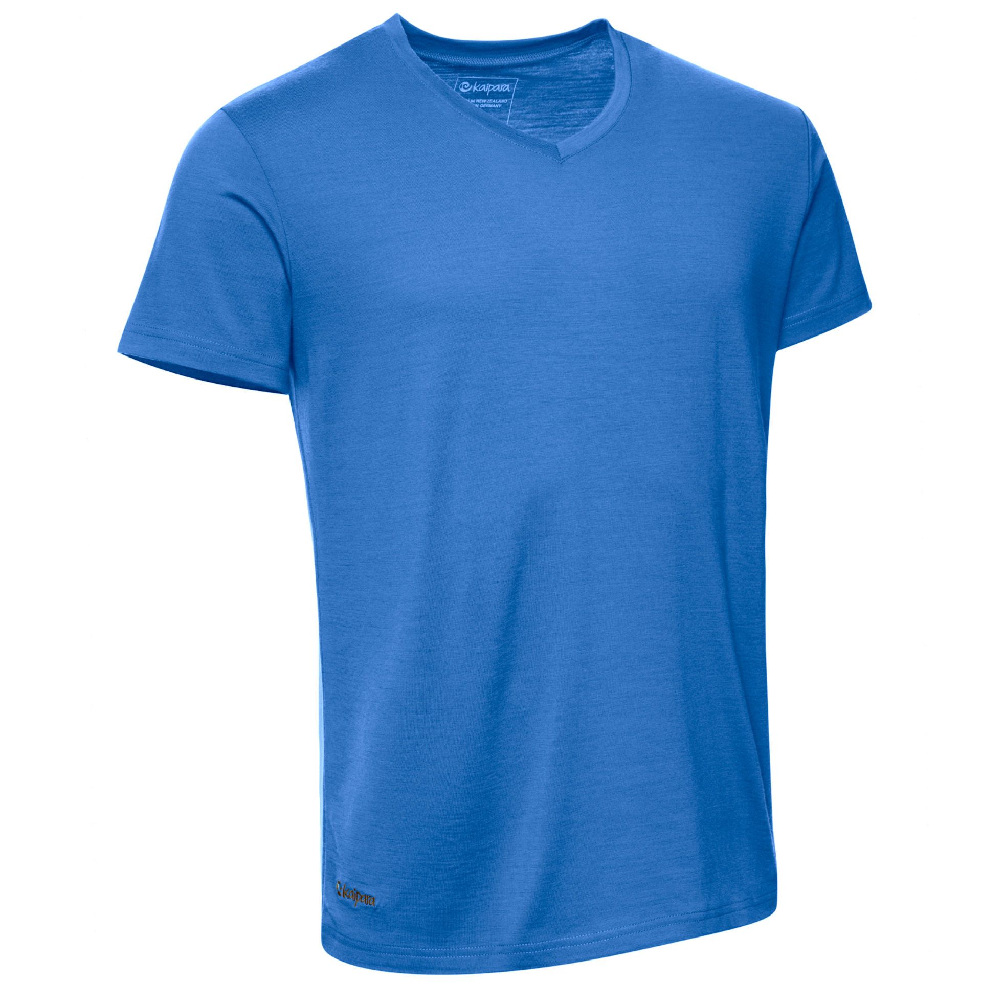 Merino Shirt Herren Kurzarm Regularfit V-Neck 200