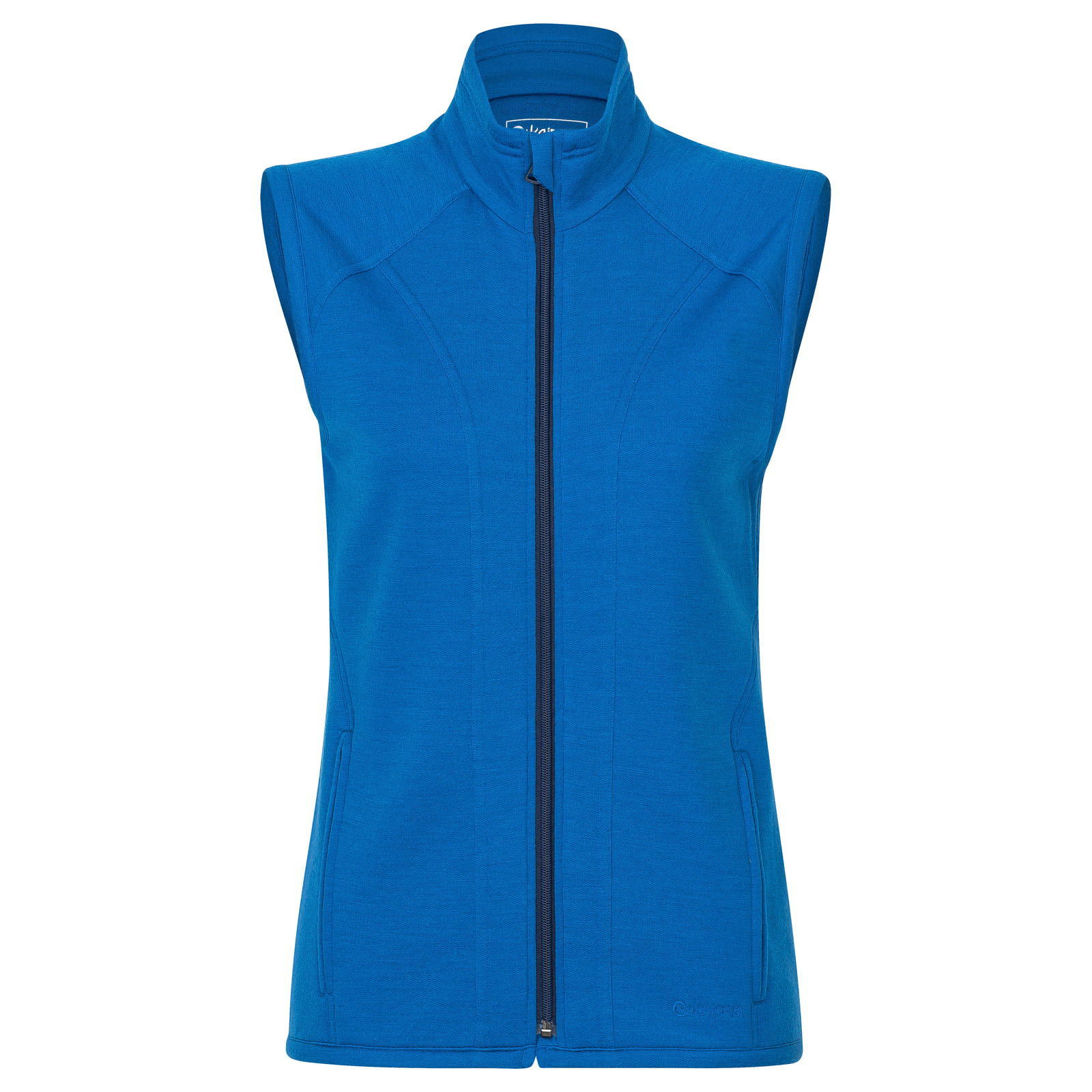 Merino Stehkragen Sweat Weste Damen 270