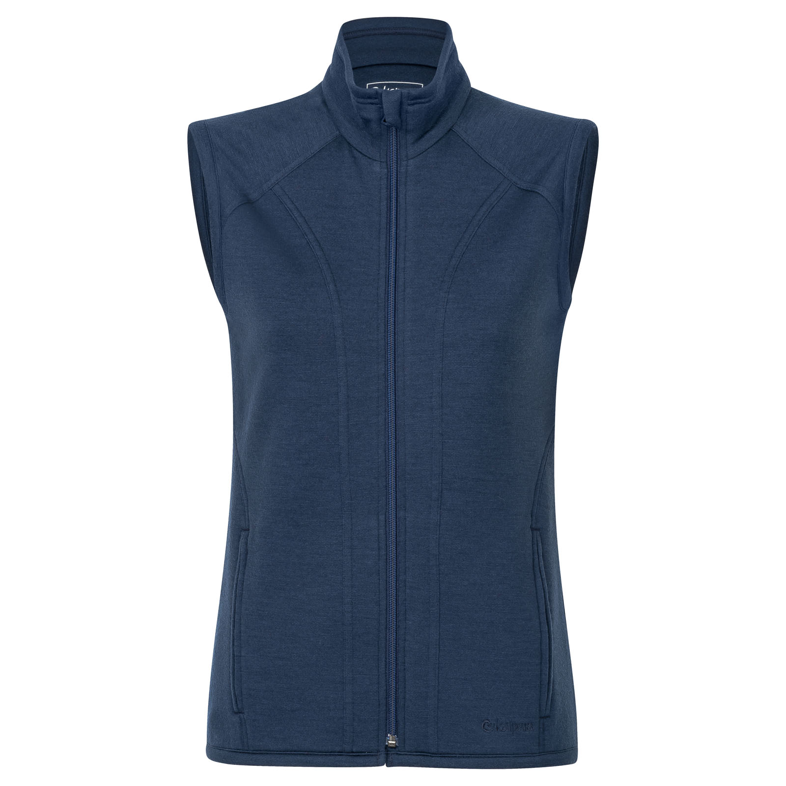 Merino Stehkragen Sweat Weste Damen 270