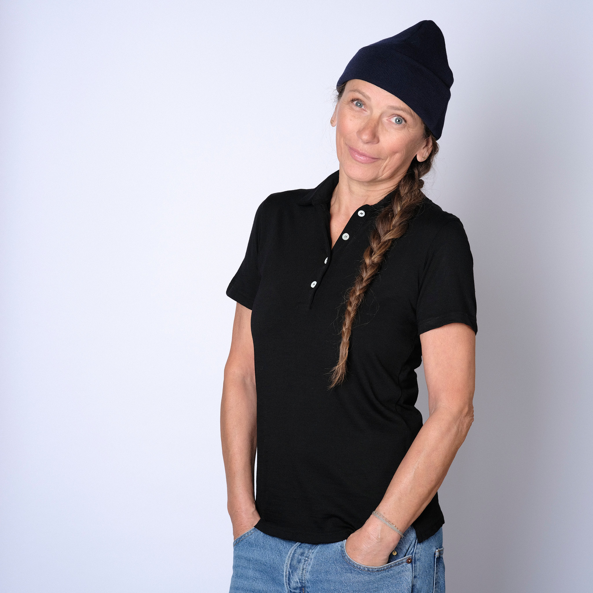 URBAN Merino Poloshirt Damen Kurzarm Regular 200