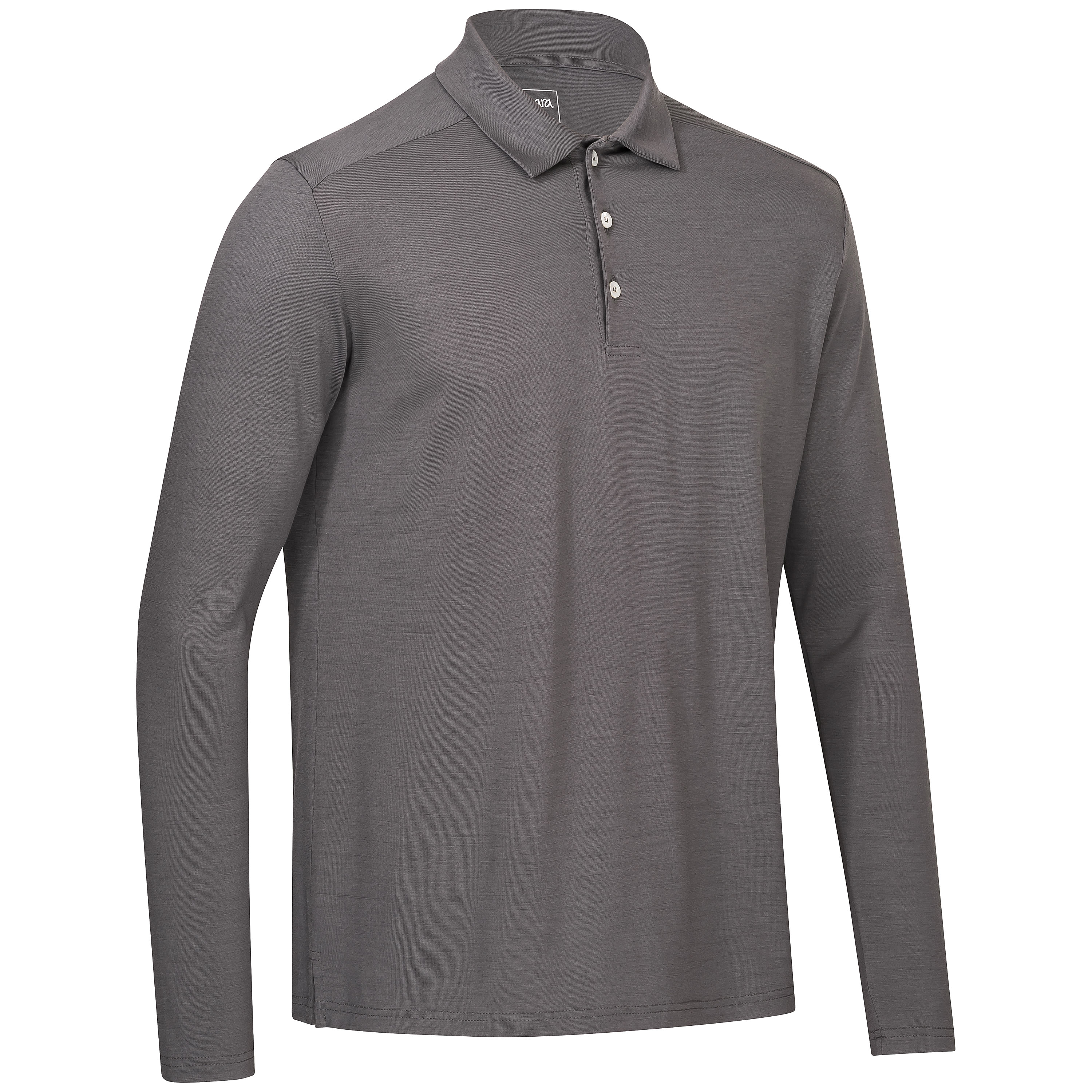 URBAN Merino Poloshirt Herren Langarm Regular 200