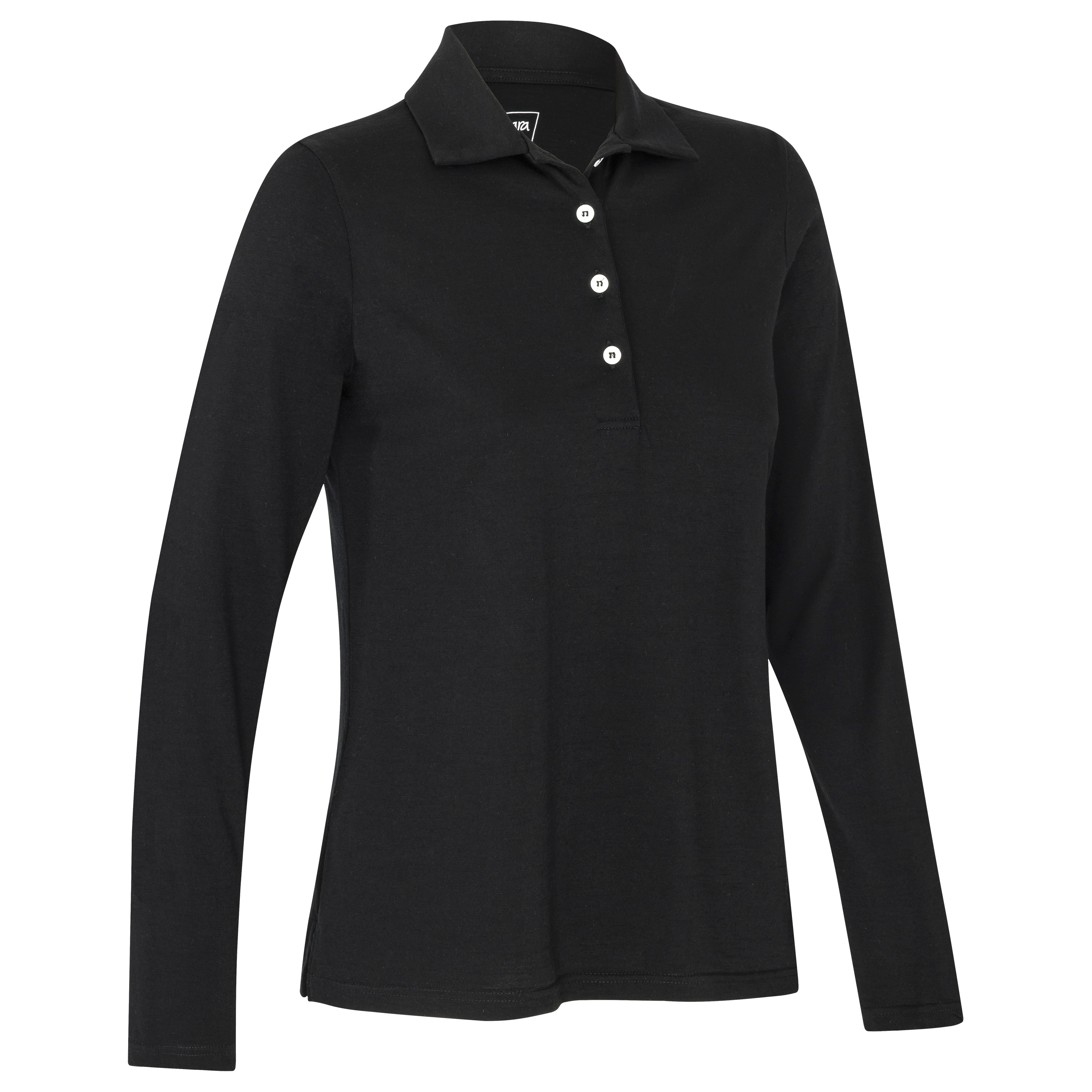 URBAN Merino Poloshirt Damen Langarm Regular Fit 200