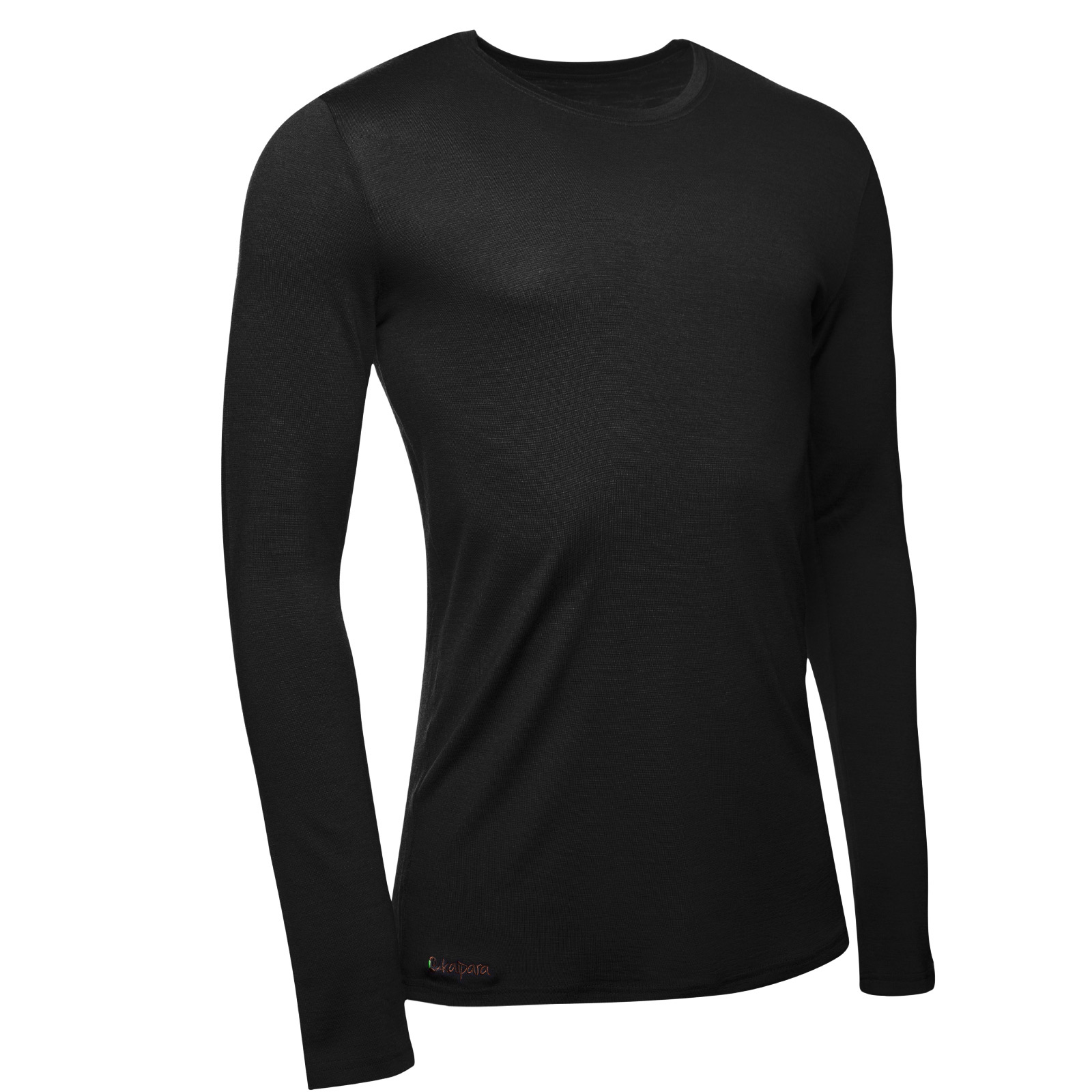 Merino Longsleeve Herren Slim Fit 200