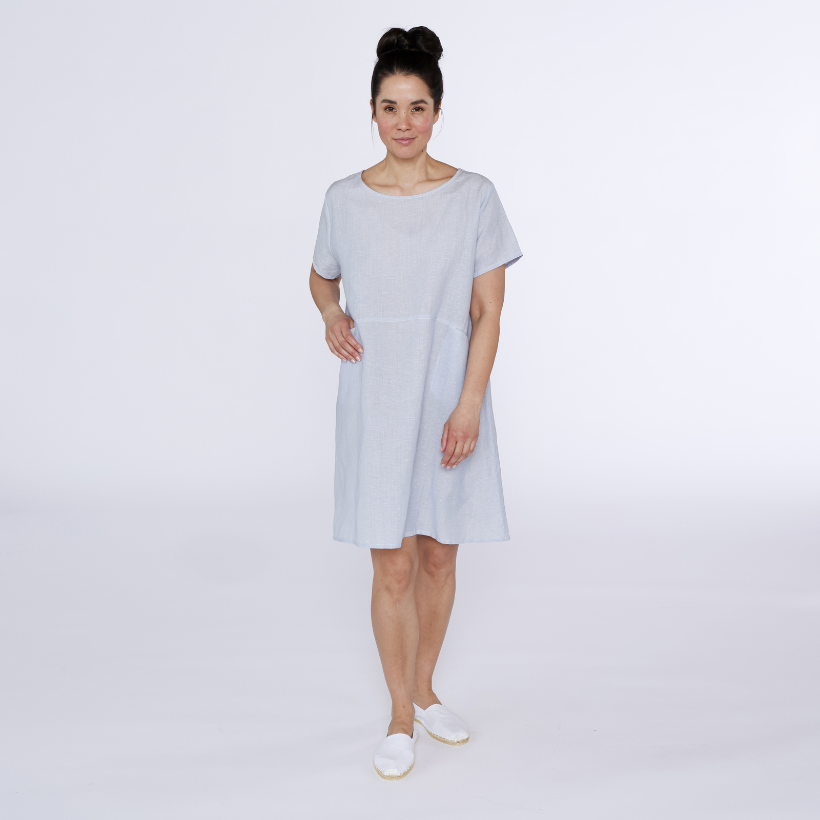 URBAN Wolle-Leinen Kleid kurz "Onesize"